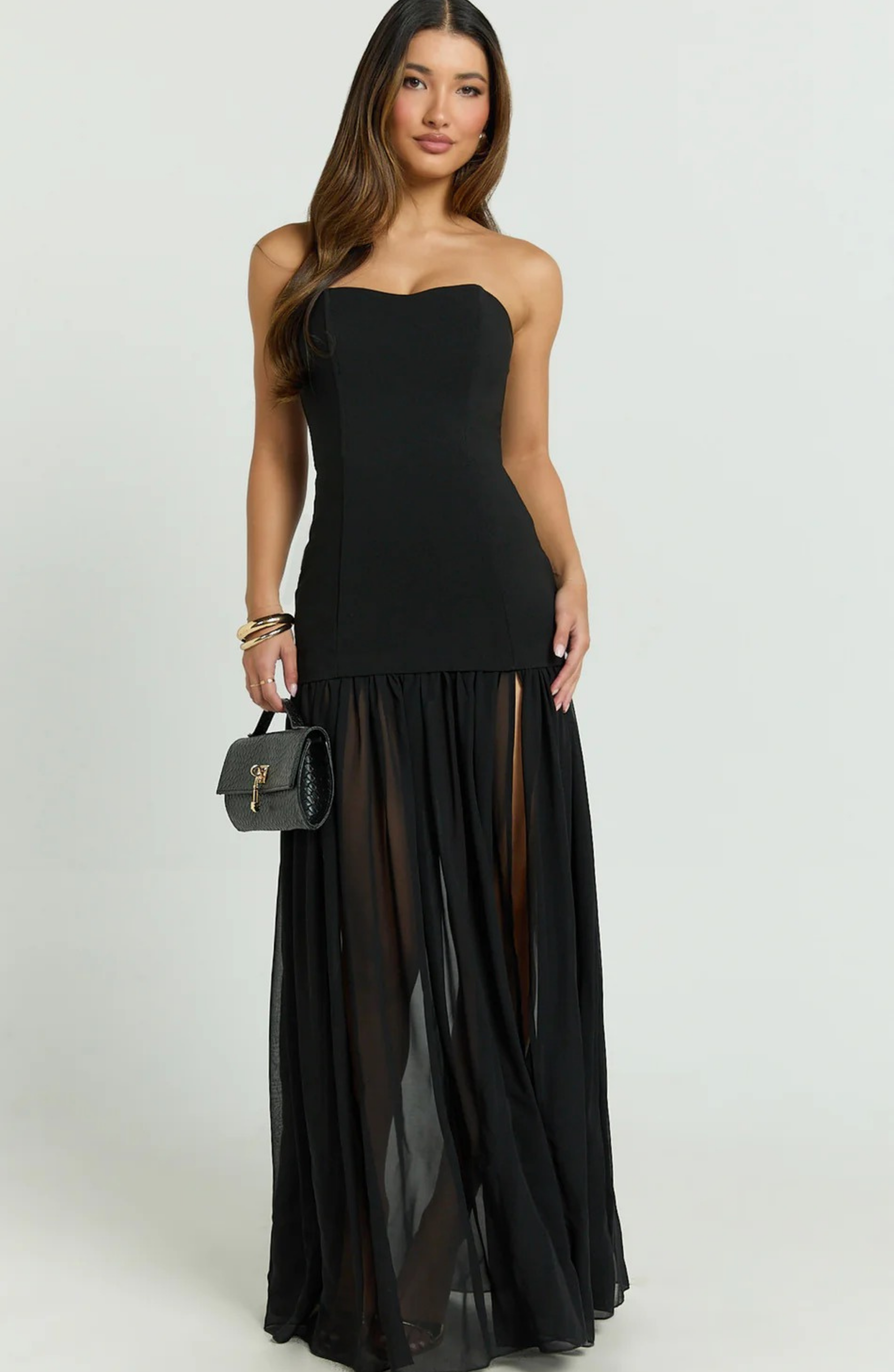jocelyn maxi dress The Jocelyn Off-The-Shoulder Maxi Dress in Red Floral Medium