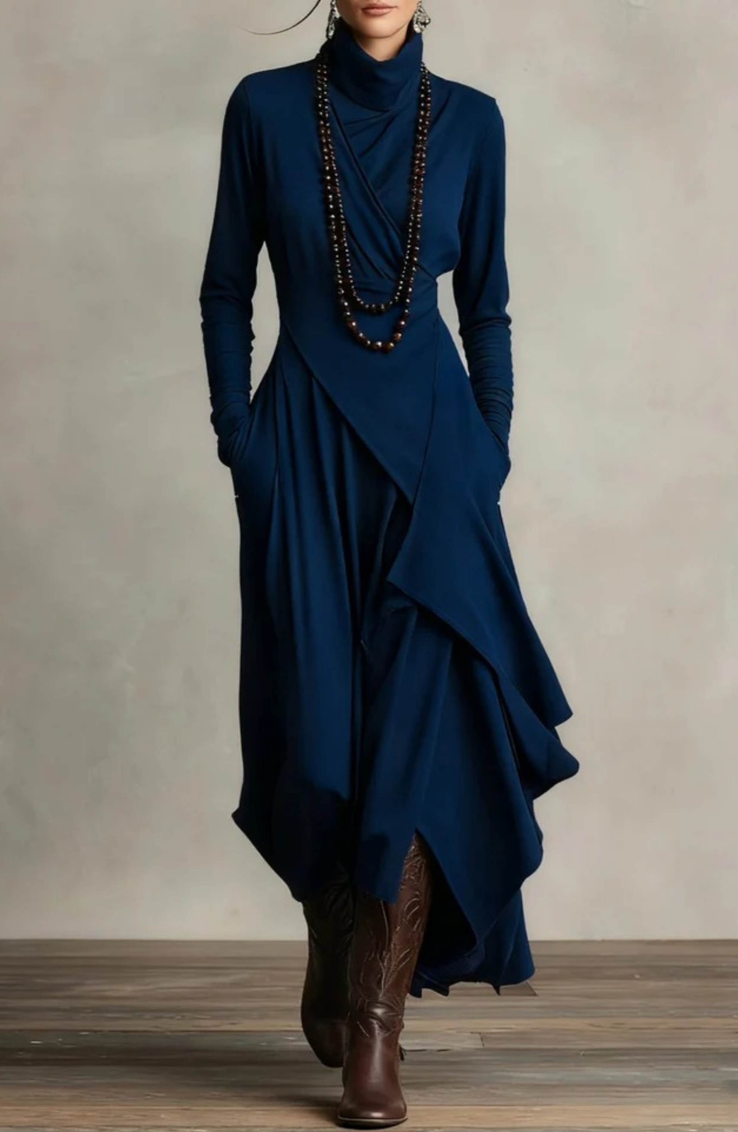 The Noir Maxi Dress