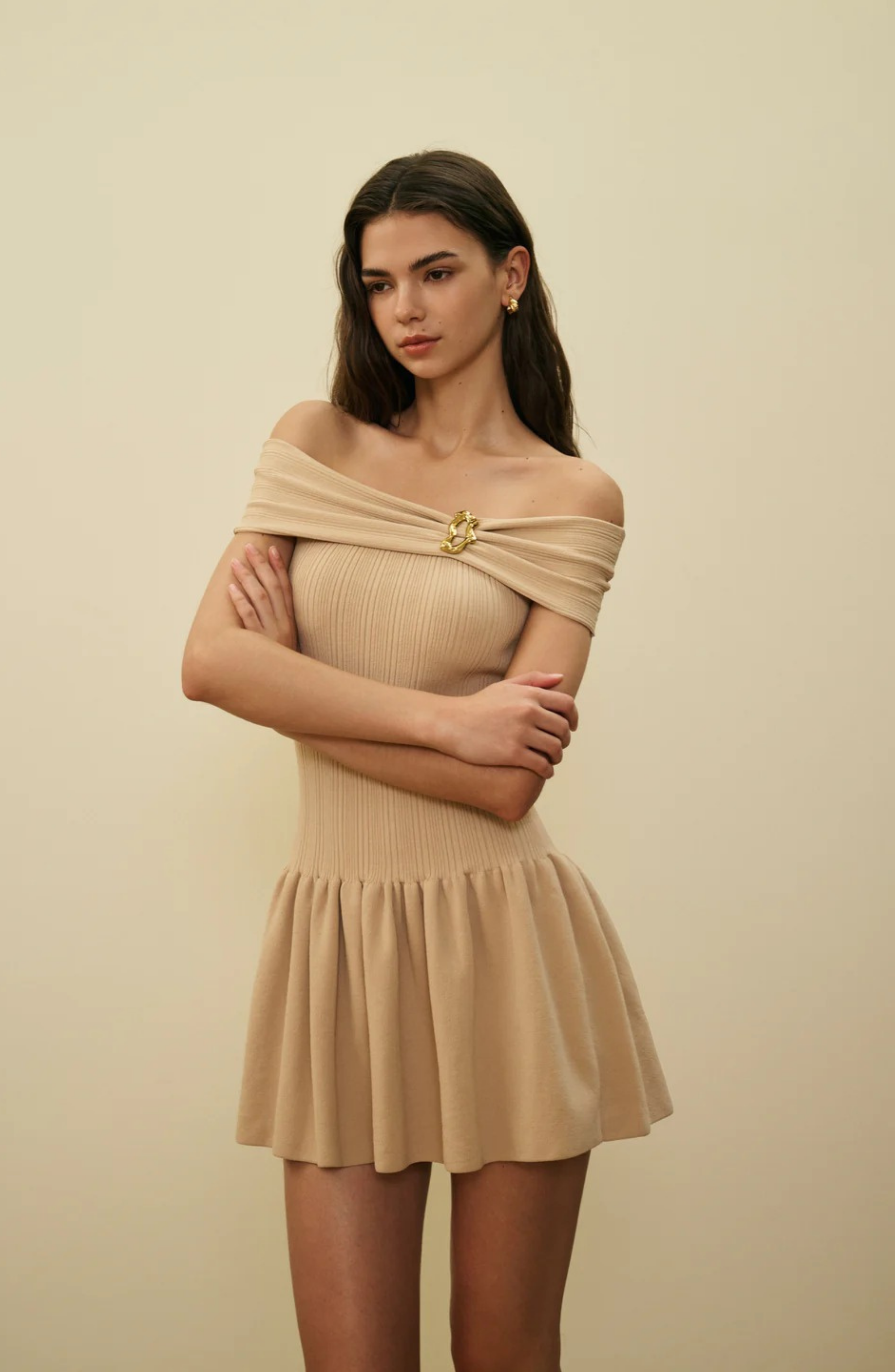 OFF SHOULDER MINI DRESS