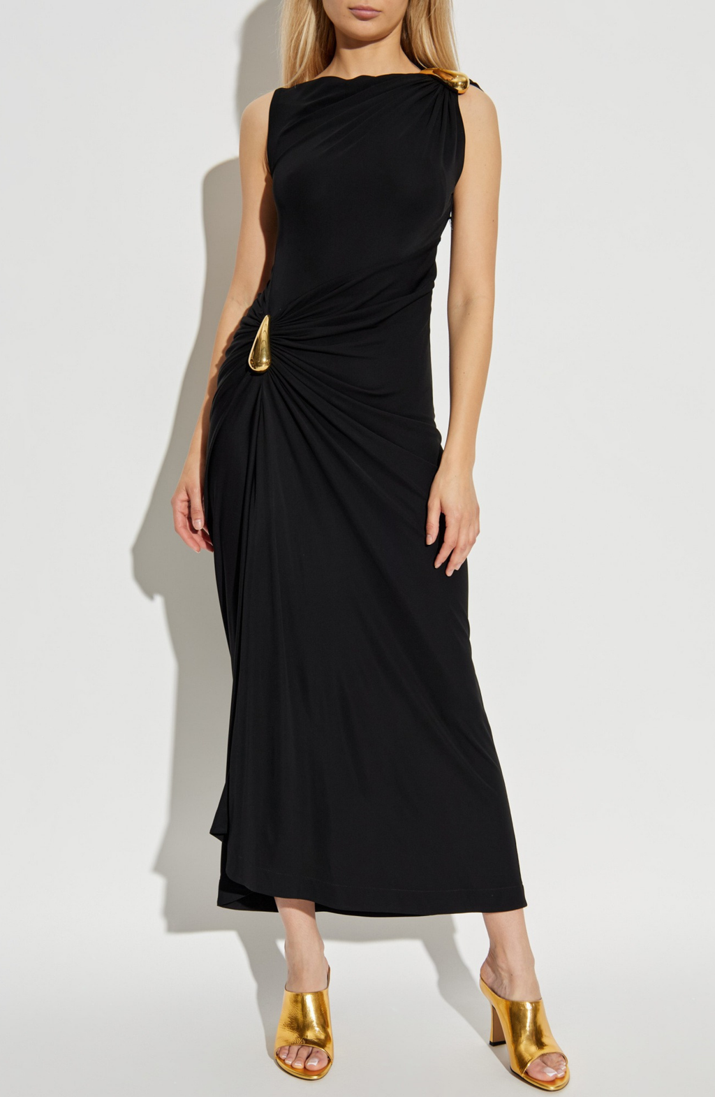 Obsidian Twist Maxi Dress