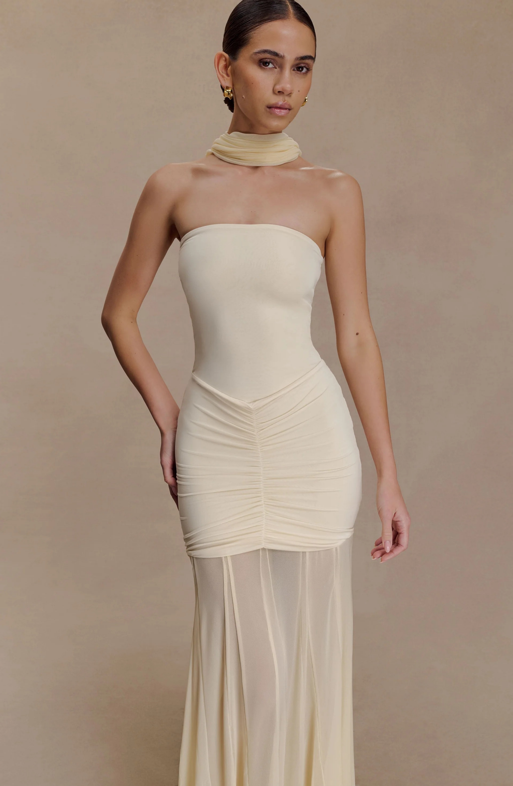 Paris Noir Gown Maxi Dress