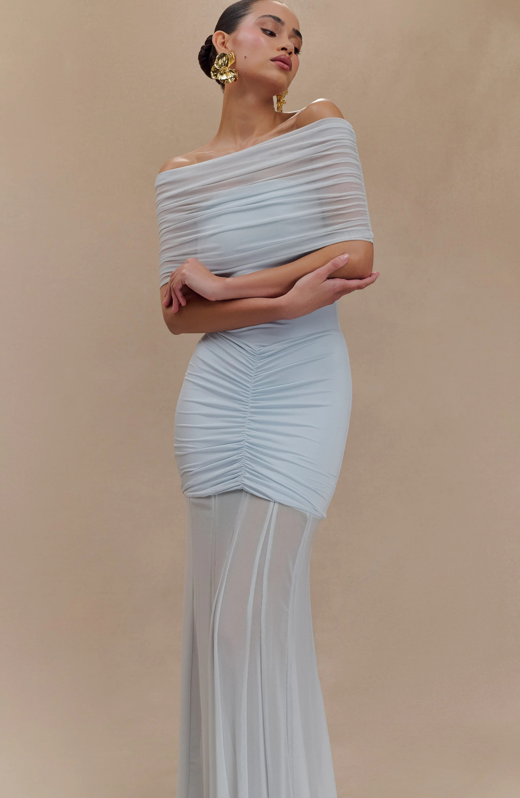 Paris Noir Gown Maxi Dress