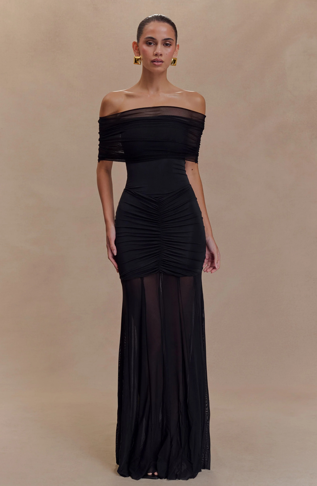 Paris Noir Gown Maxi Dress