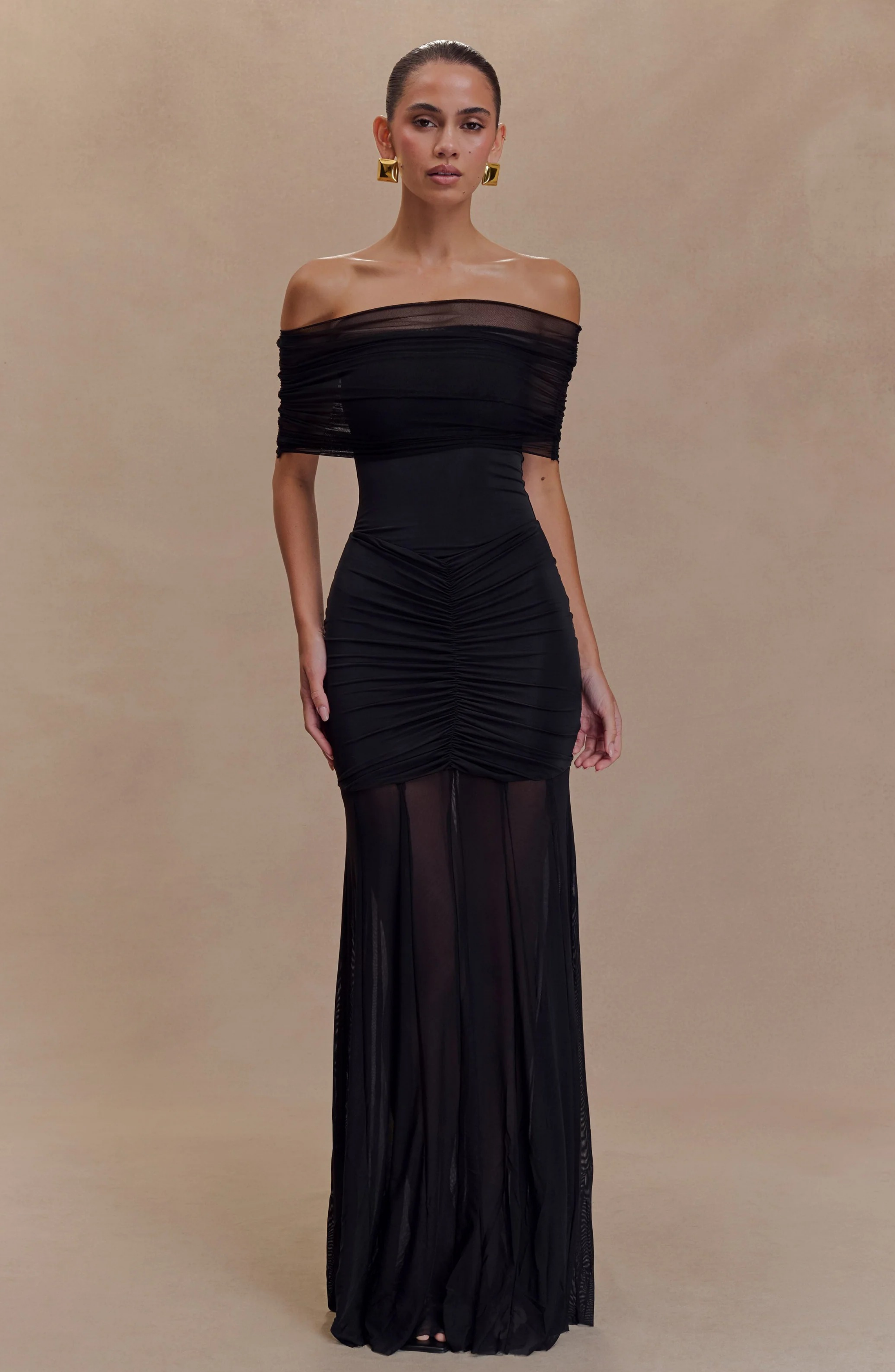Paris Noir Gown Maxi Dress