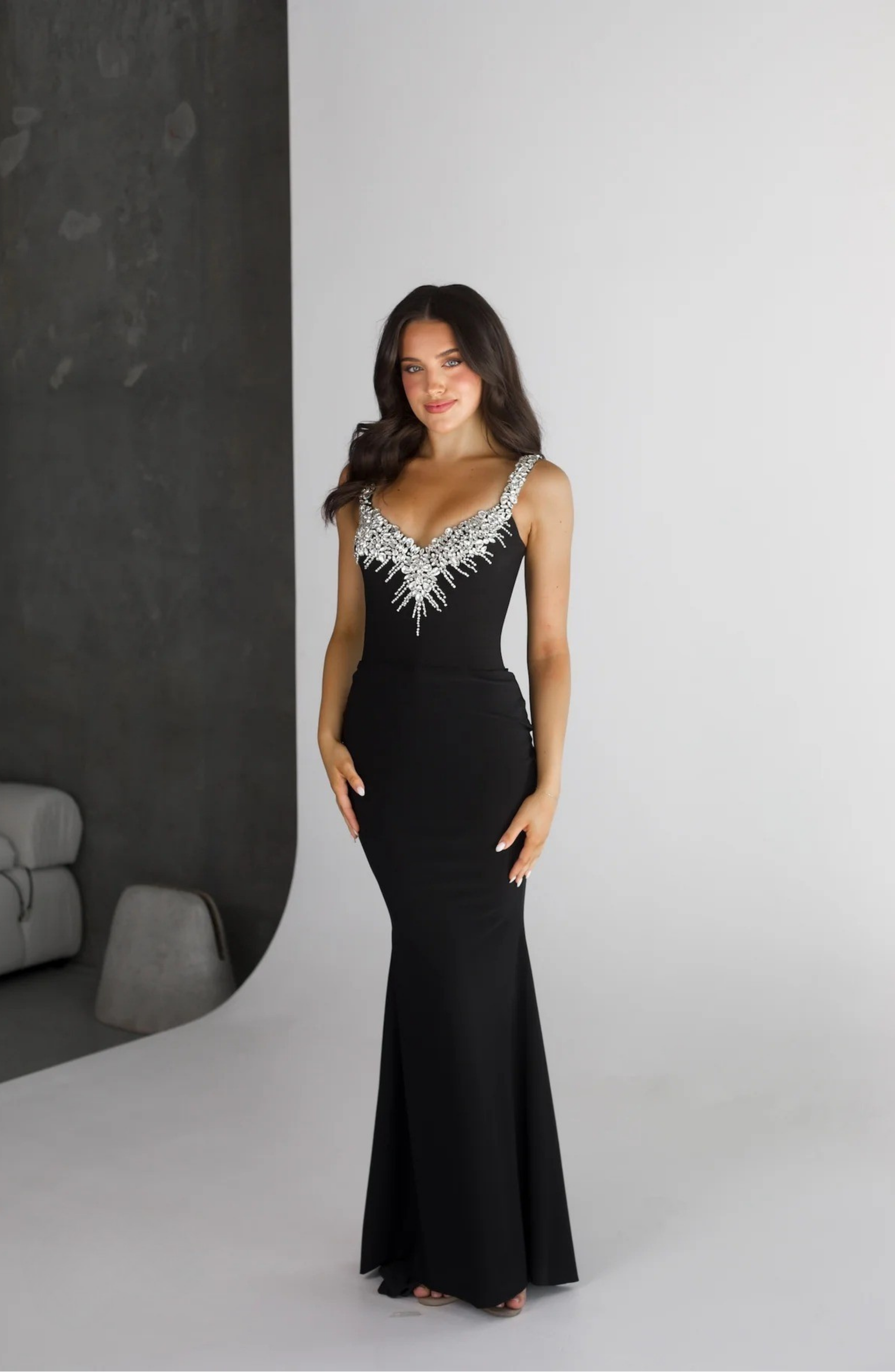 Starlight Noir Maxi Dress
