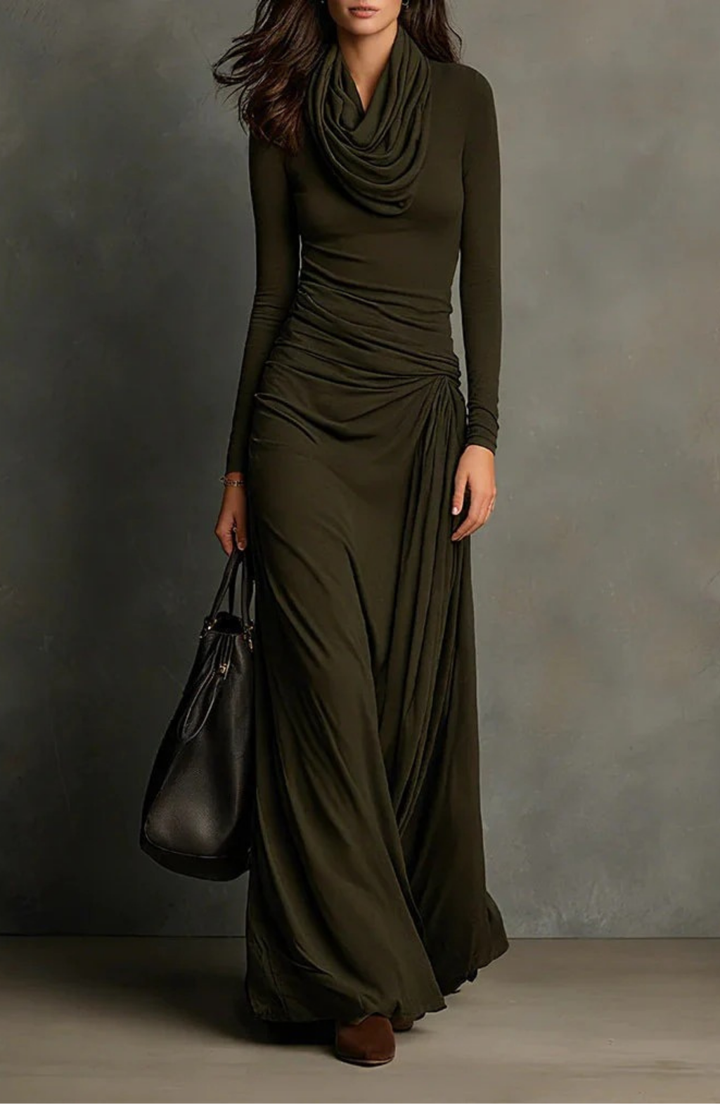 Silhouette Olive Maxi Dress