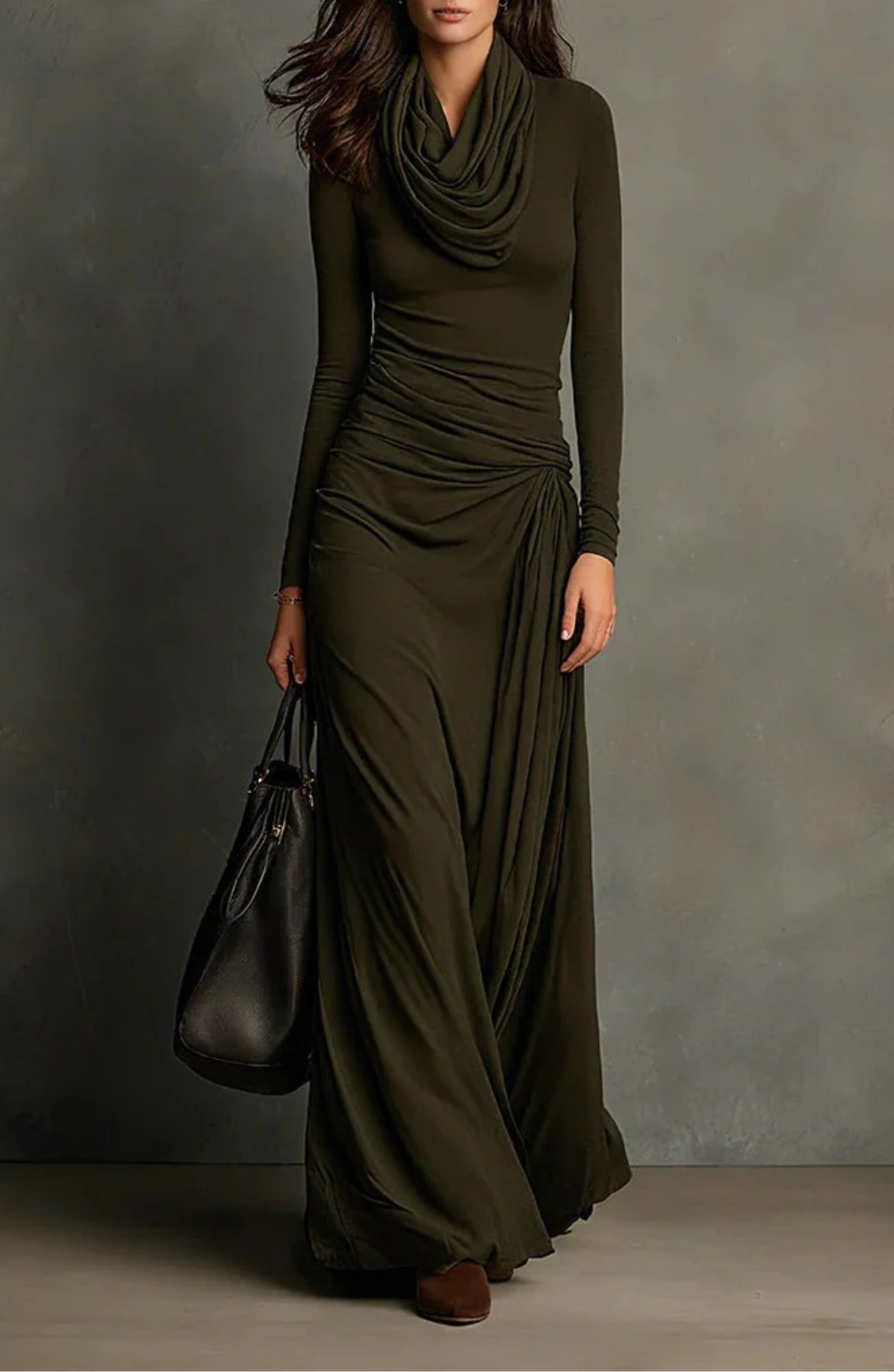 Silhouette Olive Maxi Dress