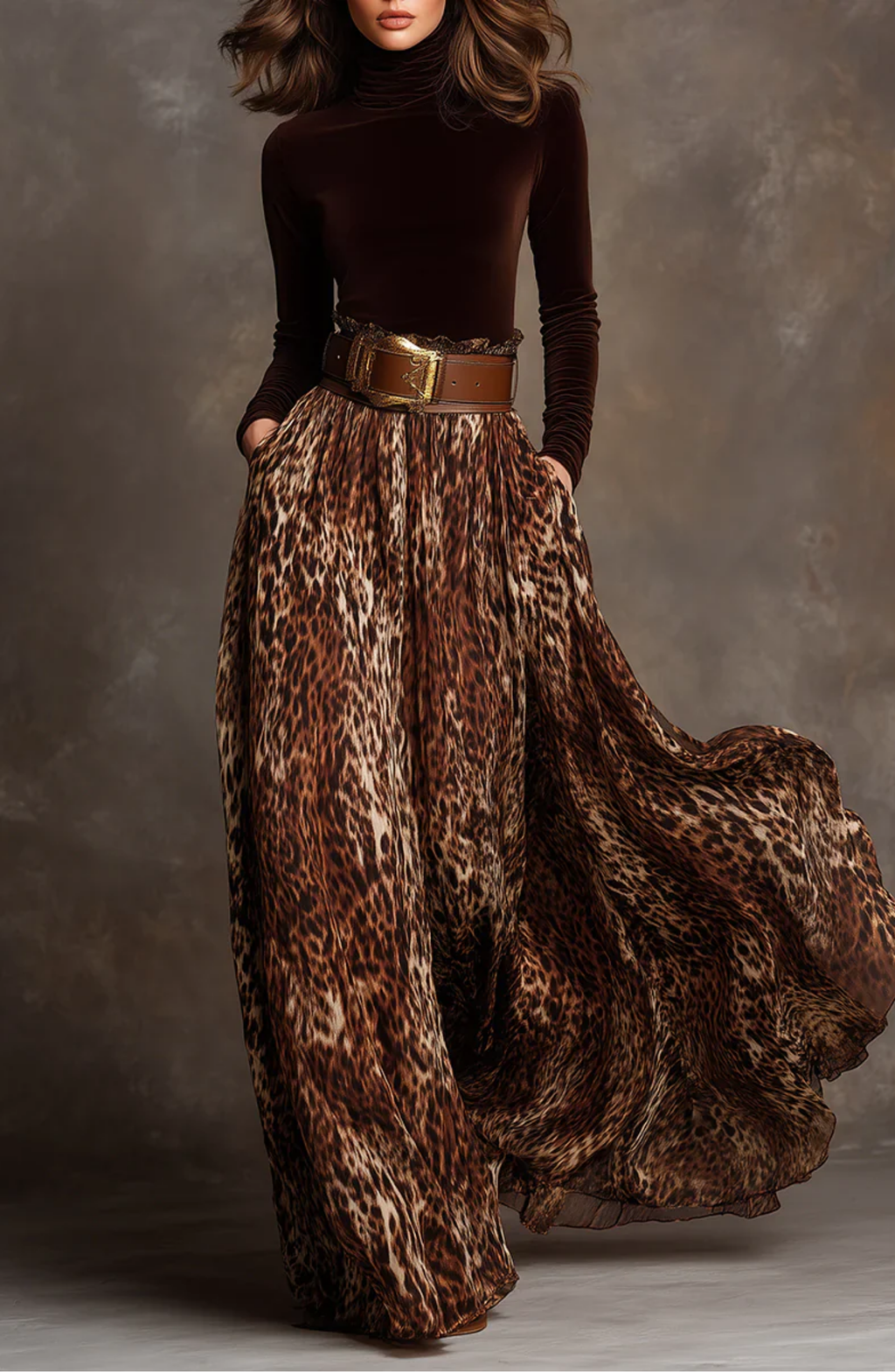 Soft Obscura Top and Skirt set