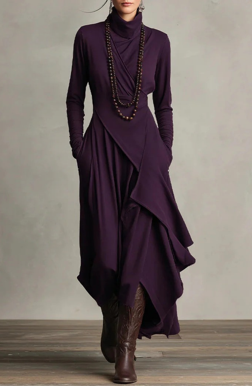 The Noir Maxi Dress