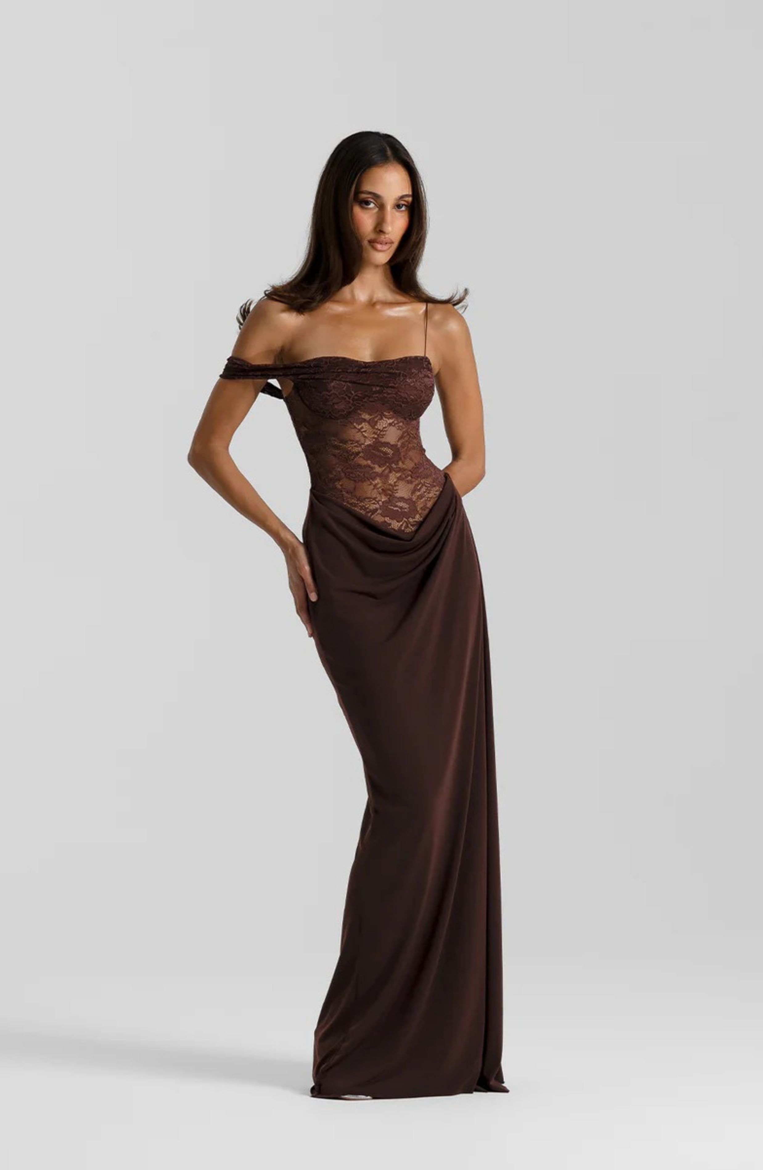Cocoa Affair Maxi Dress – Lyséa