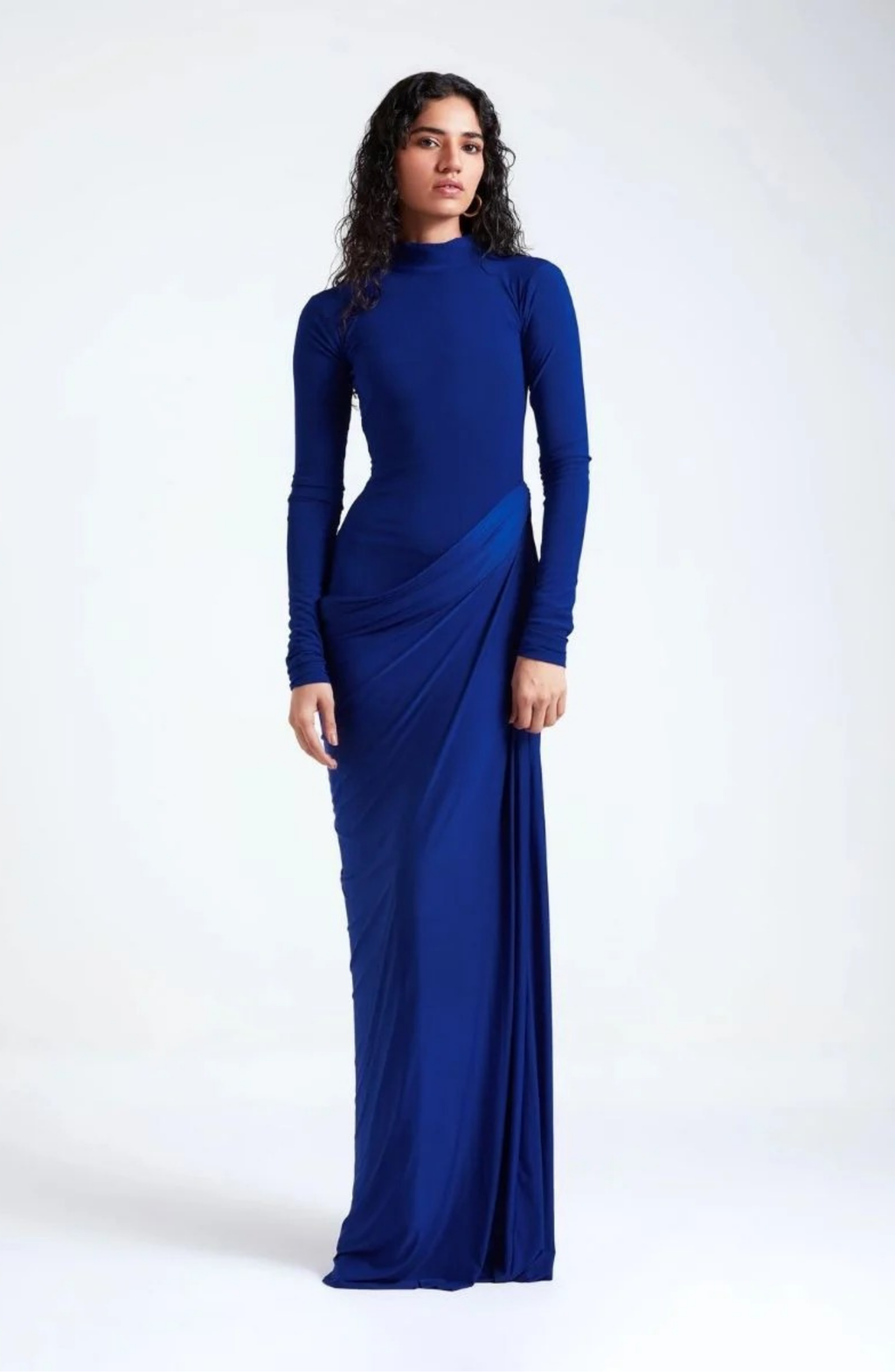 Blue Veil Maxi Dress