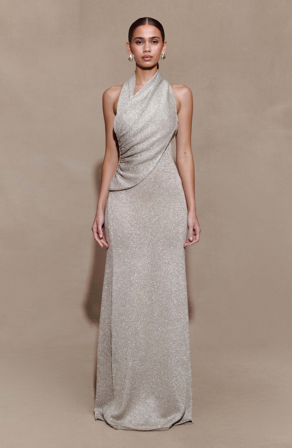 Champagne Mirage Maxi Dress