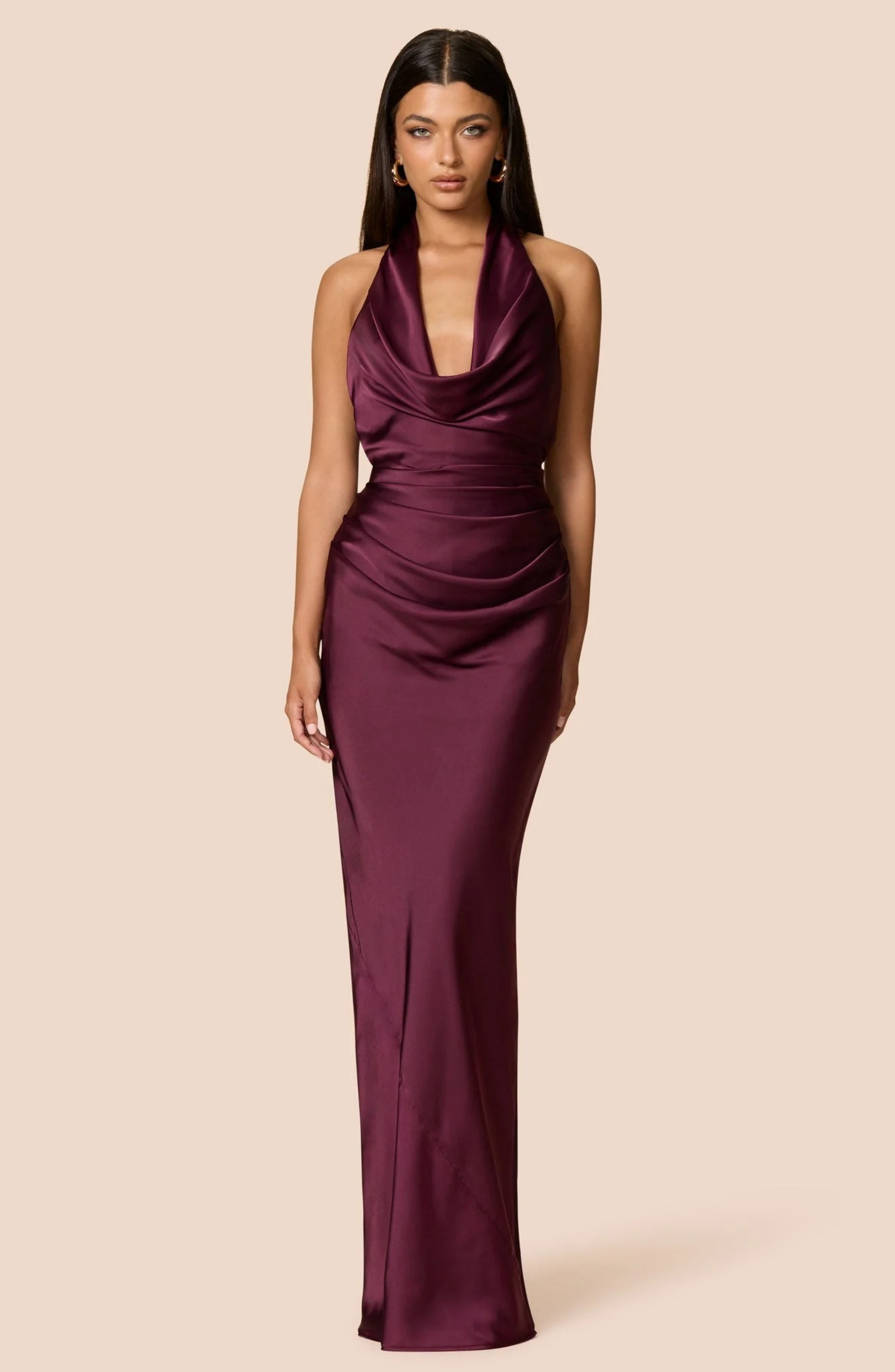 Victoria drape gown