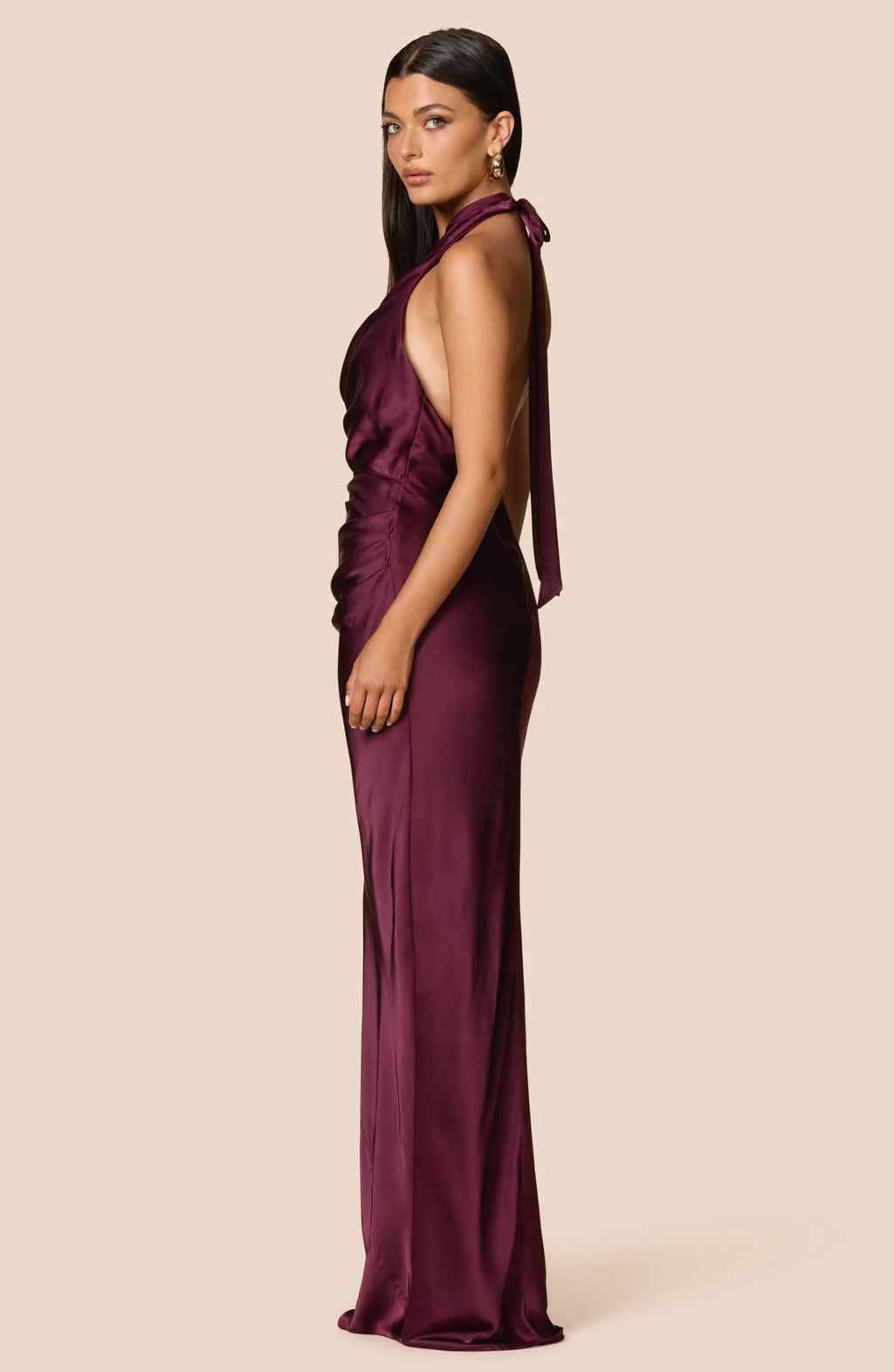 Victoria drape gown
