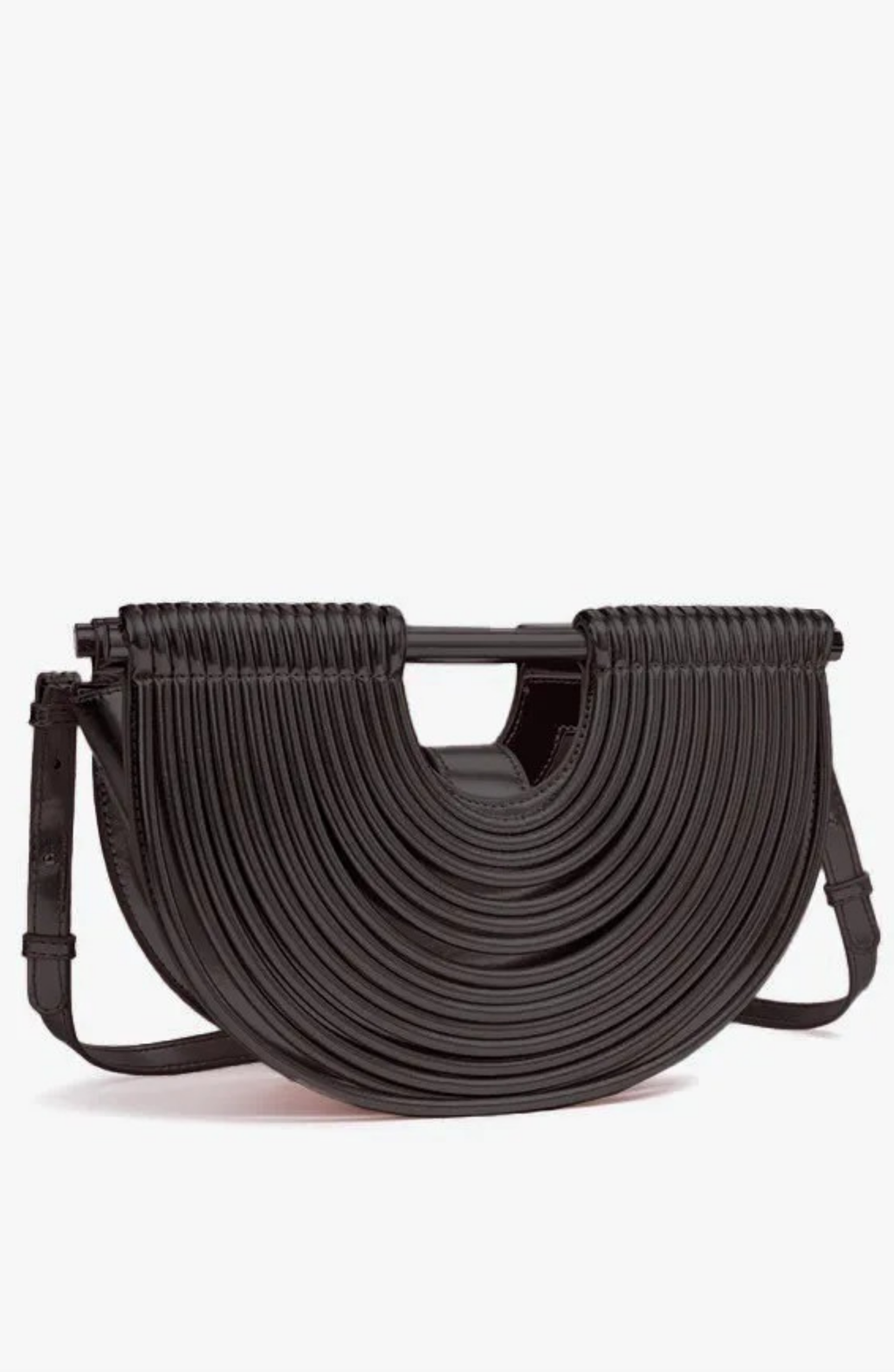 PU Semi-Circular Woven Bag