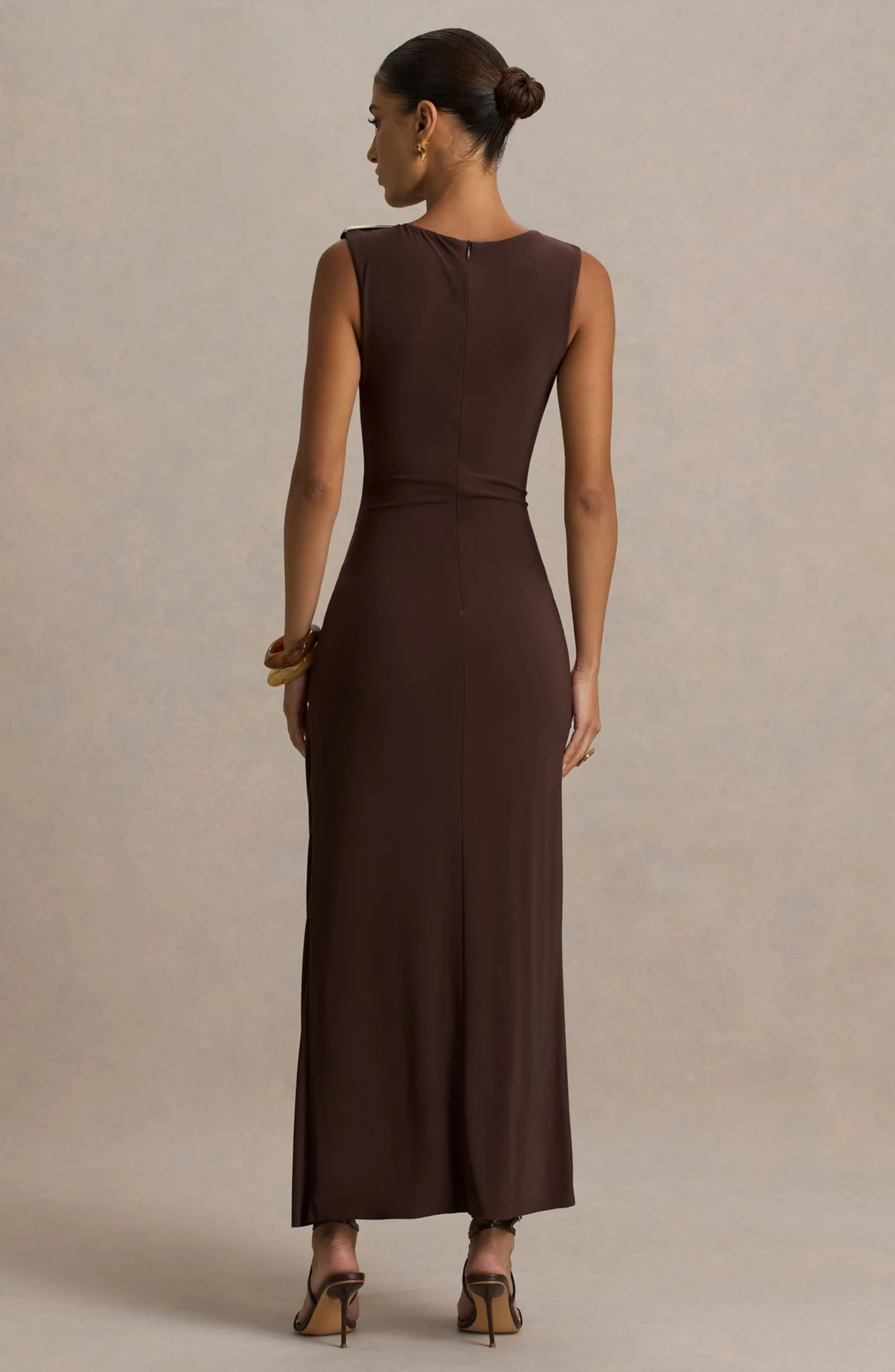 Obsidian Twist Maxi Dress