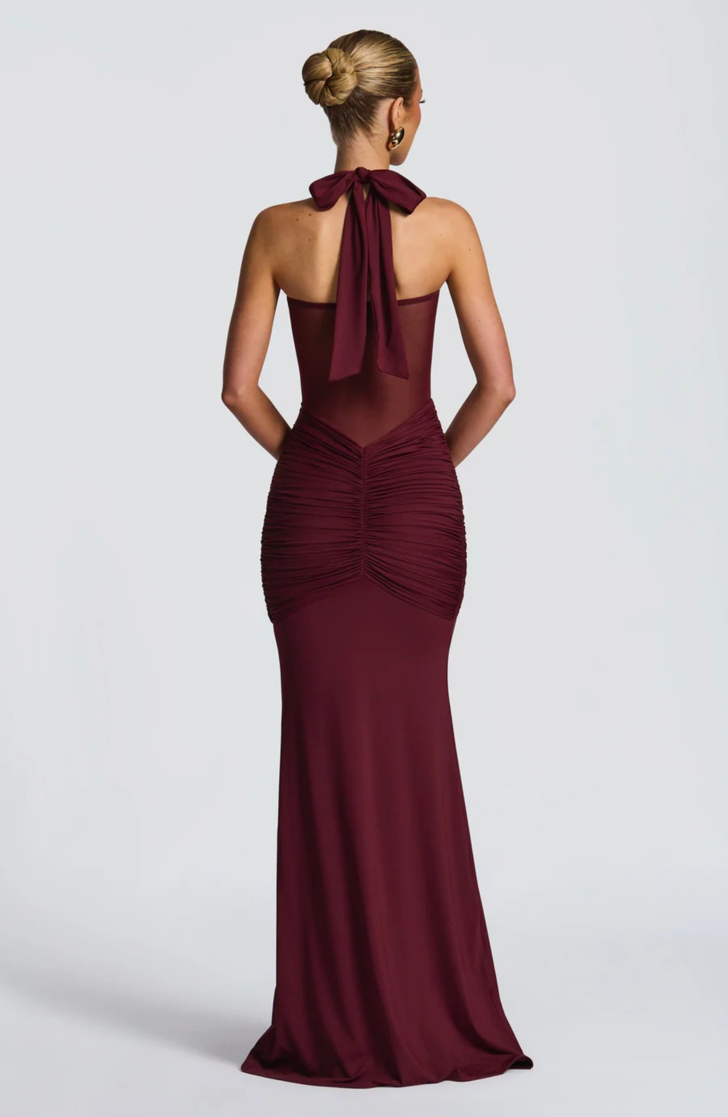 juliette halter dress GUIZIO Juliette Twill Halter Dress Ballet Slipper / M