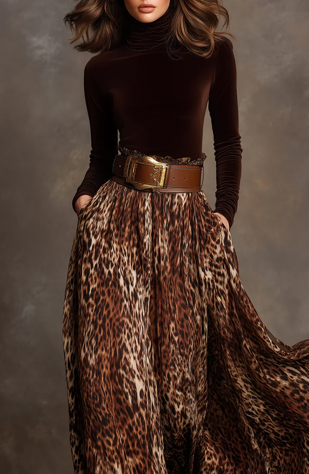Soft Obscura Top and Skirt set