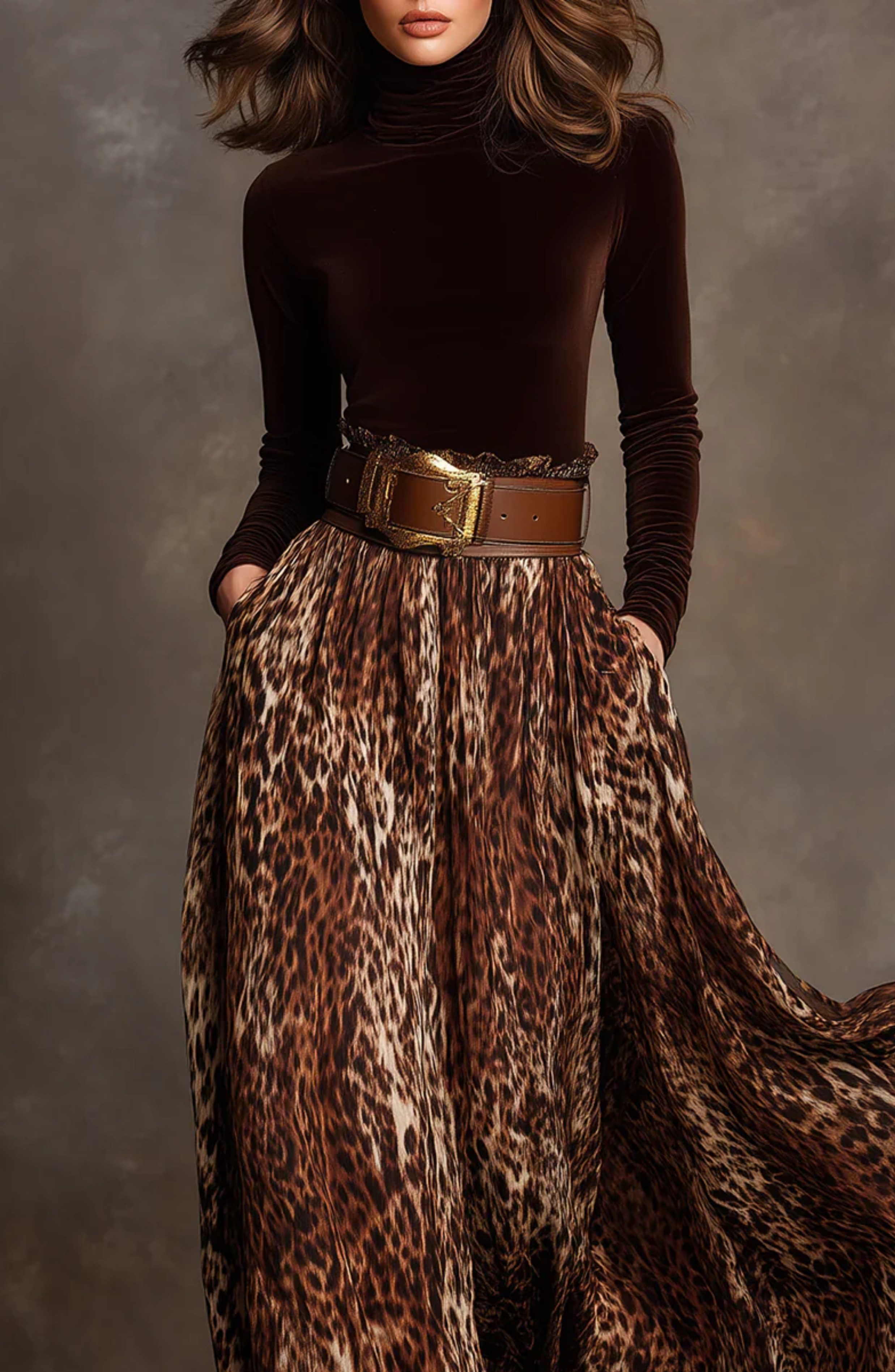 Soft Obscura Top and Skirt set