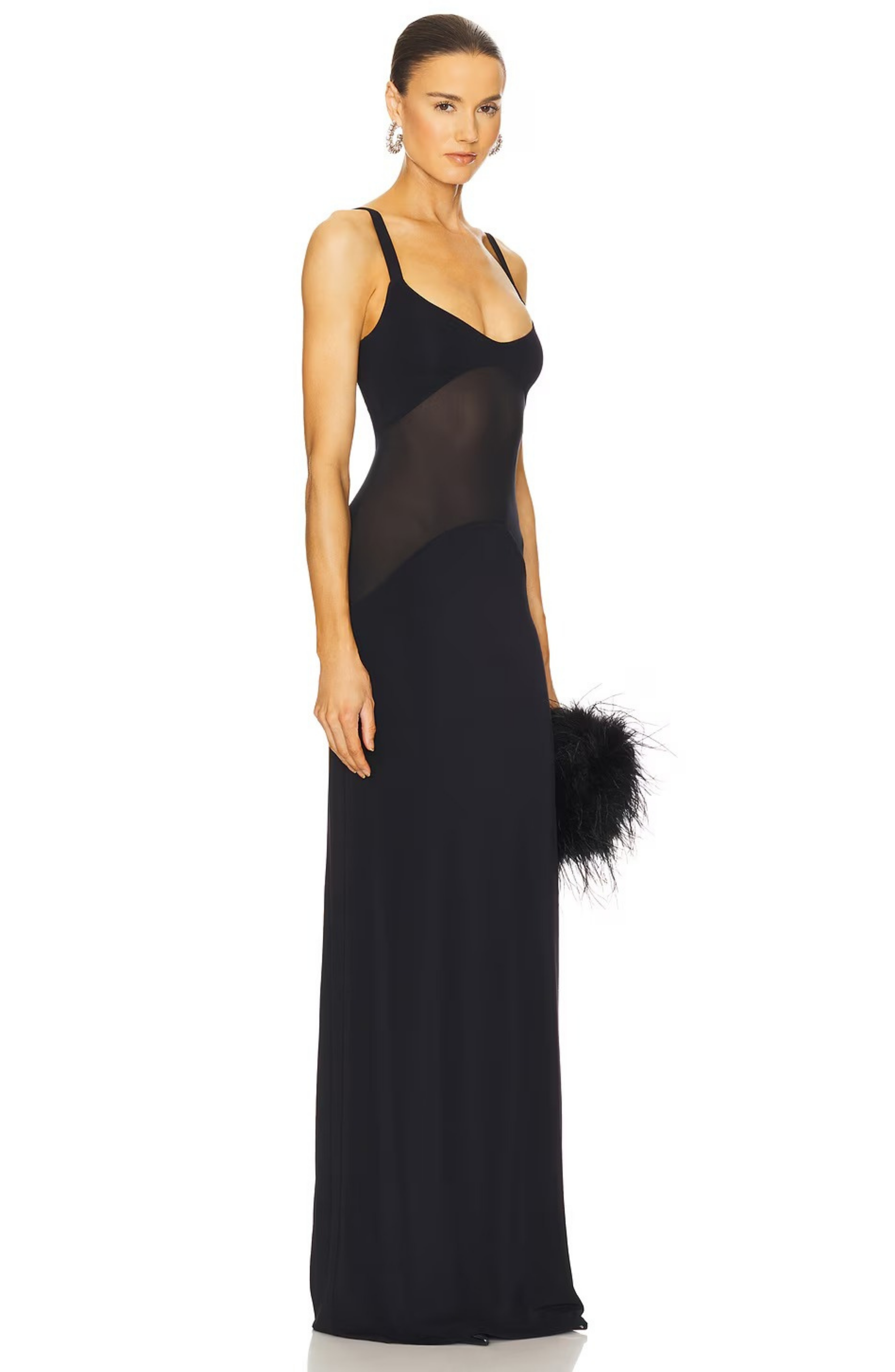 Noir Muse Gown Maxi Dress