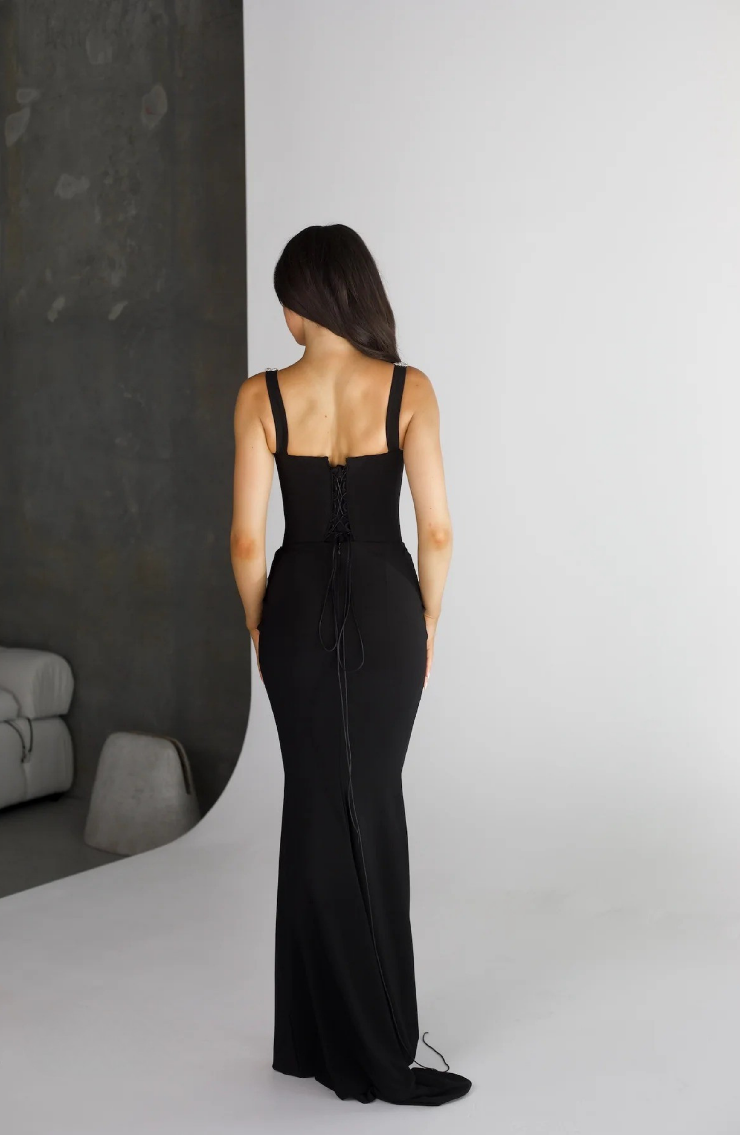 Starlight Noir Maxi Dress