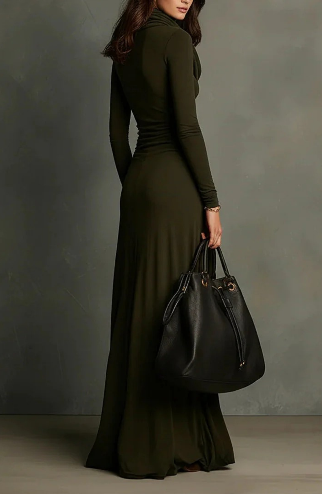 Silhouette Olive Maxi Dress