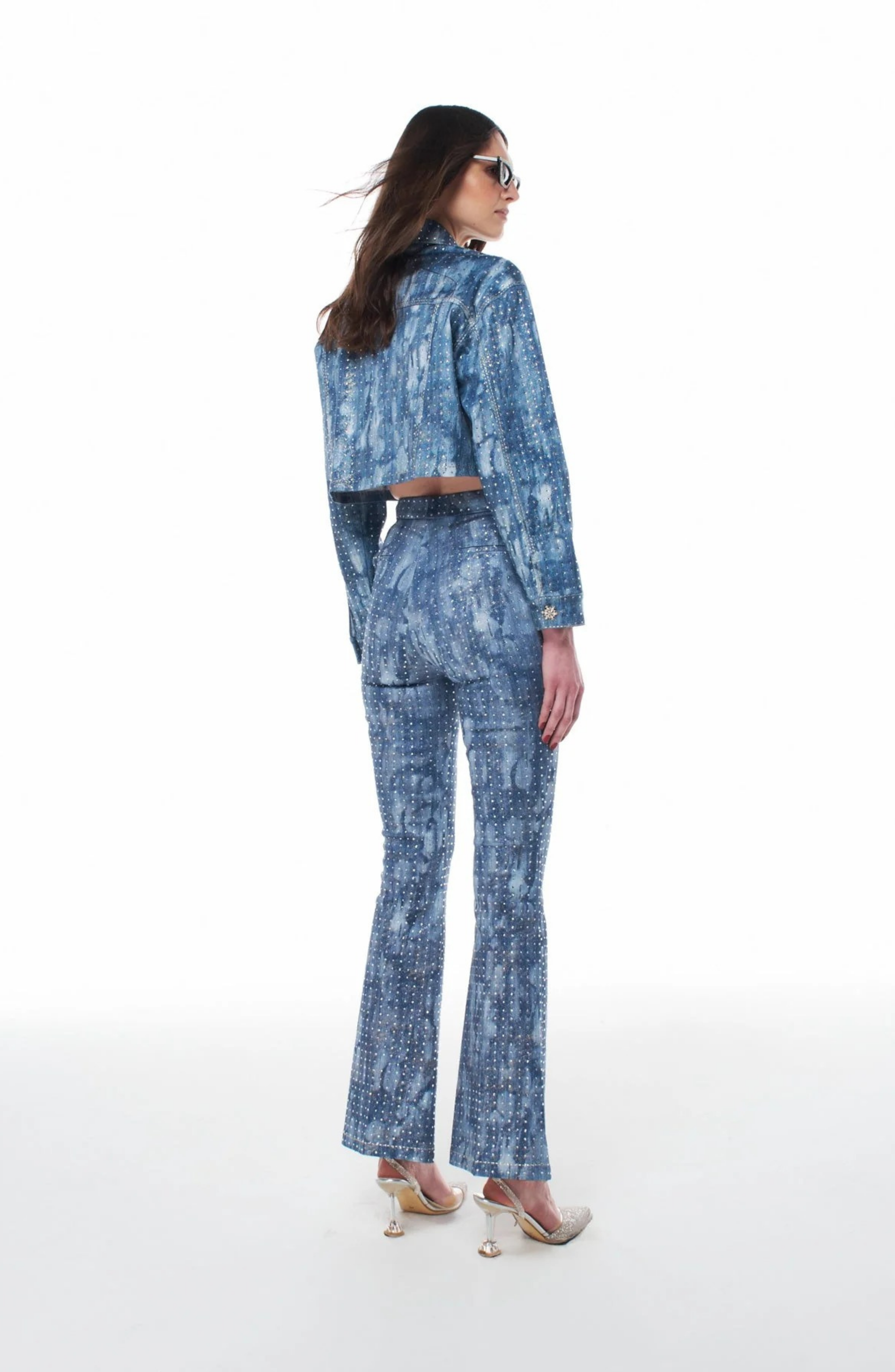 KENDALL TROUSER WITH RHINESTONE