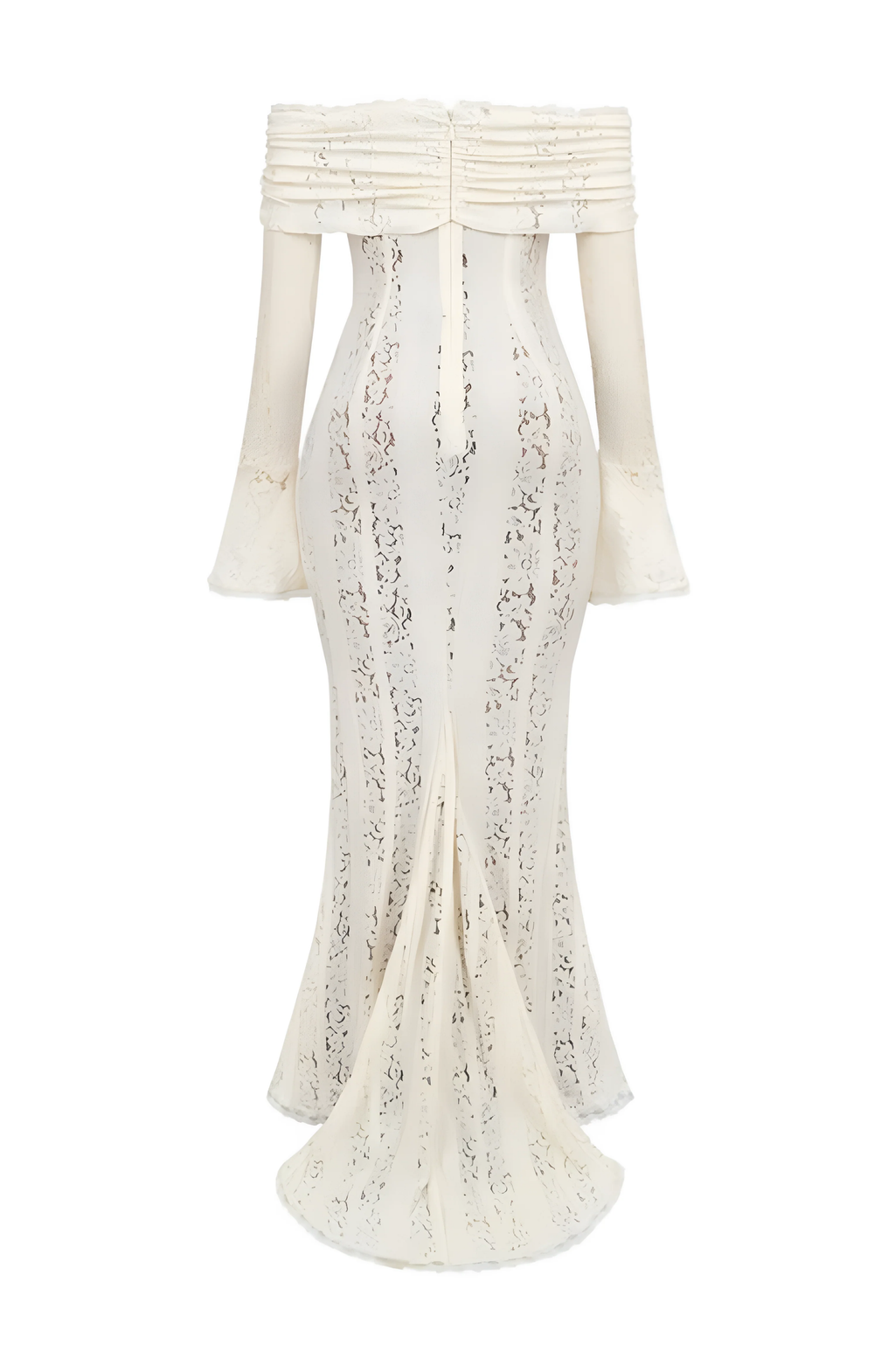 Lace Off-Shoulder Maxi Dress