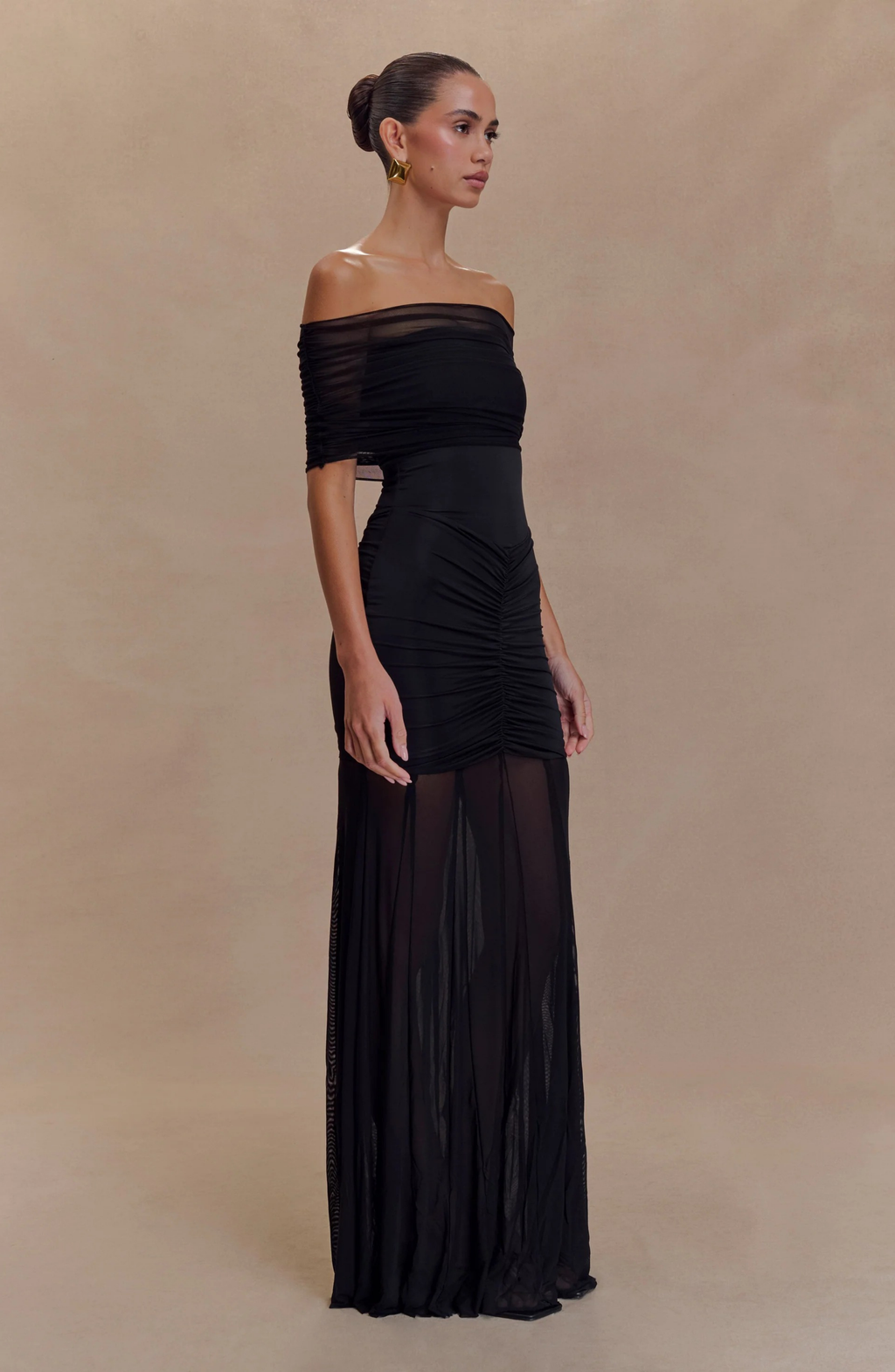 Paris Noir Gown Maxi Dress