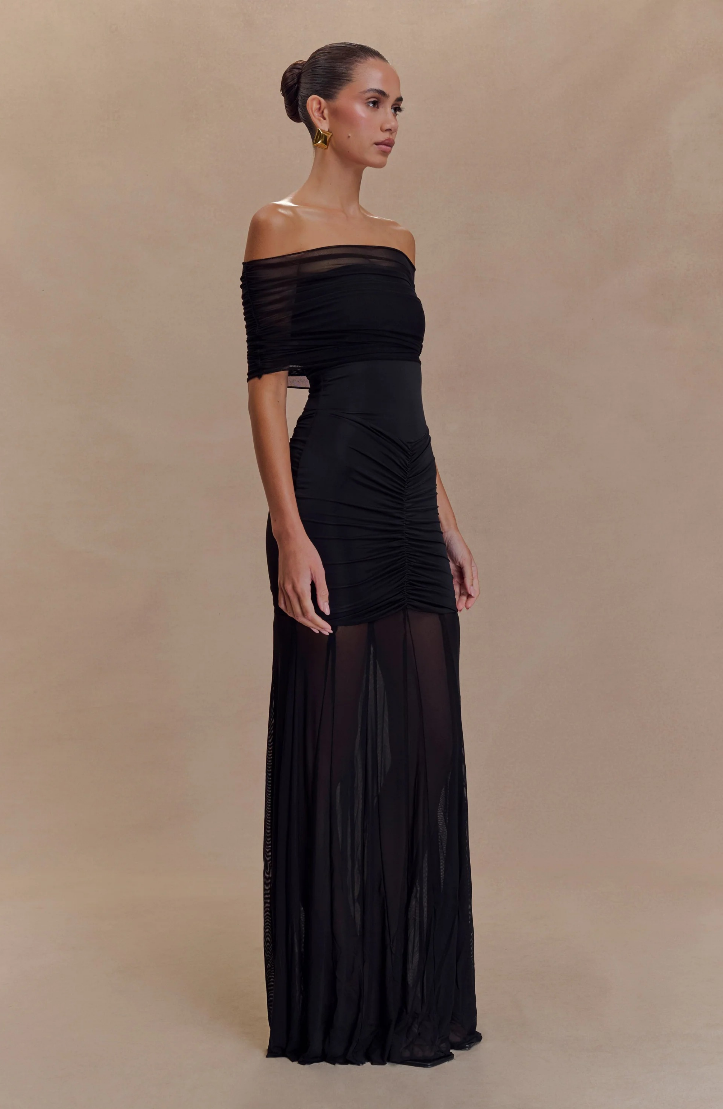 Paris Noir Gown Maxi Dress