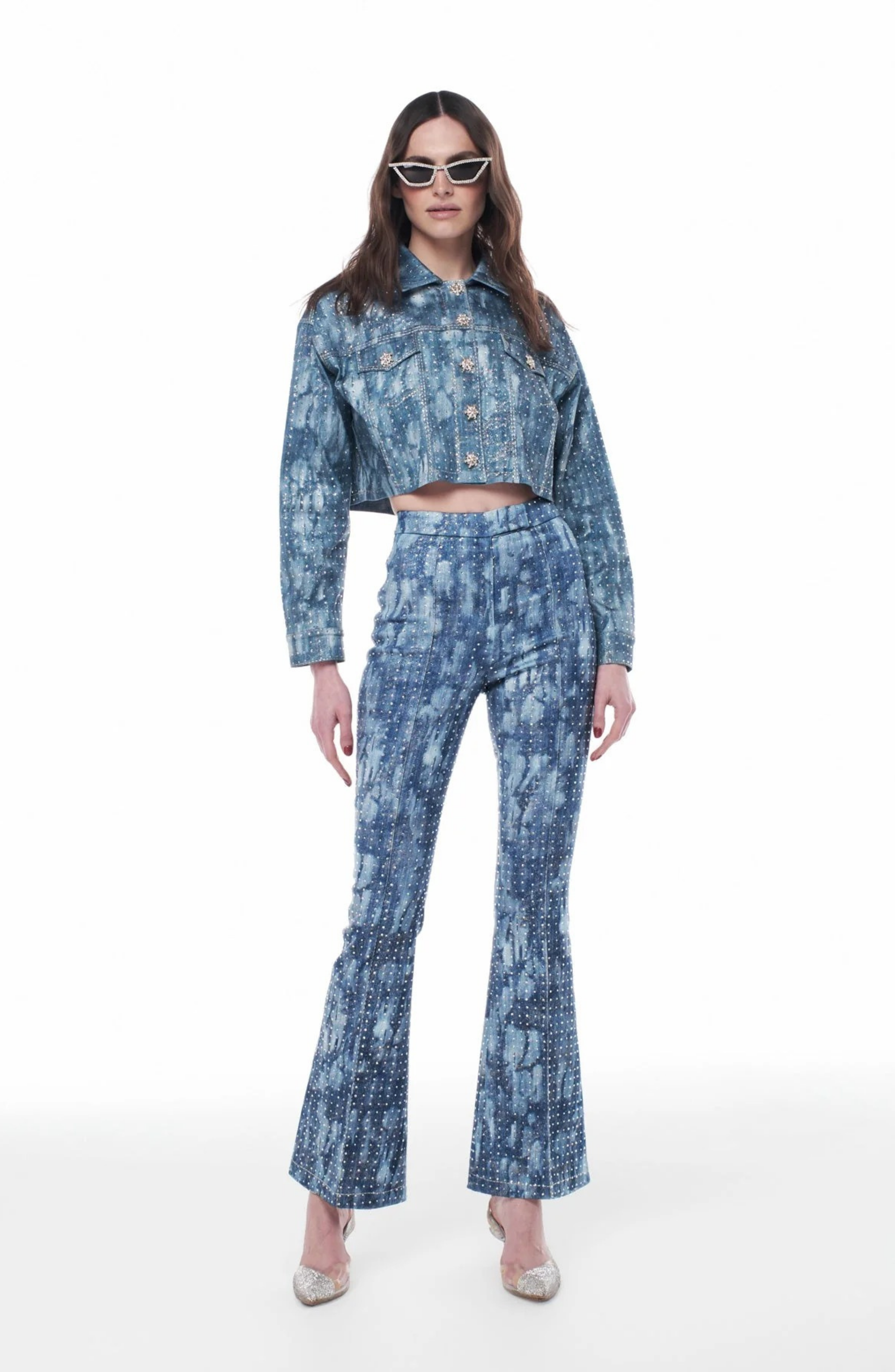 KENDALL TROUSER WITH RHINESTONE