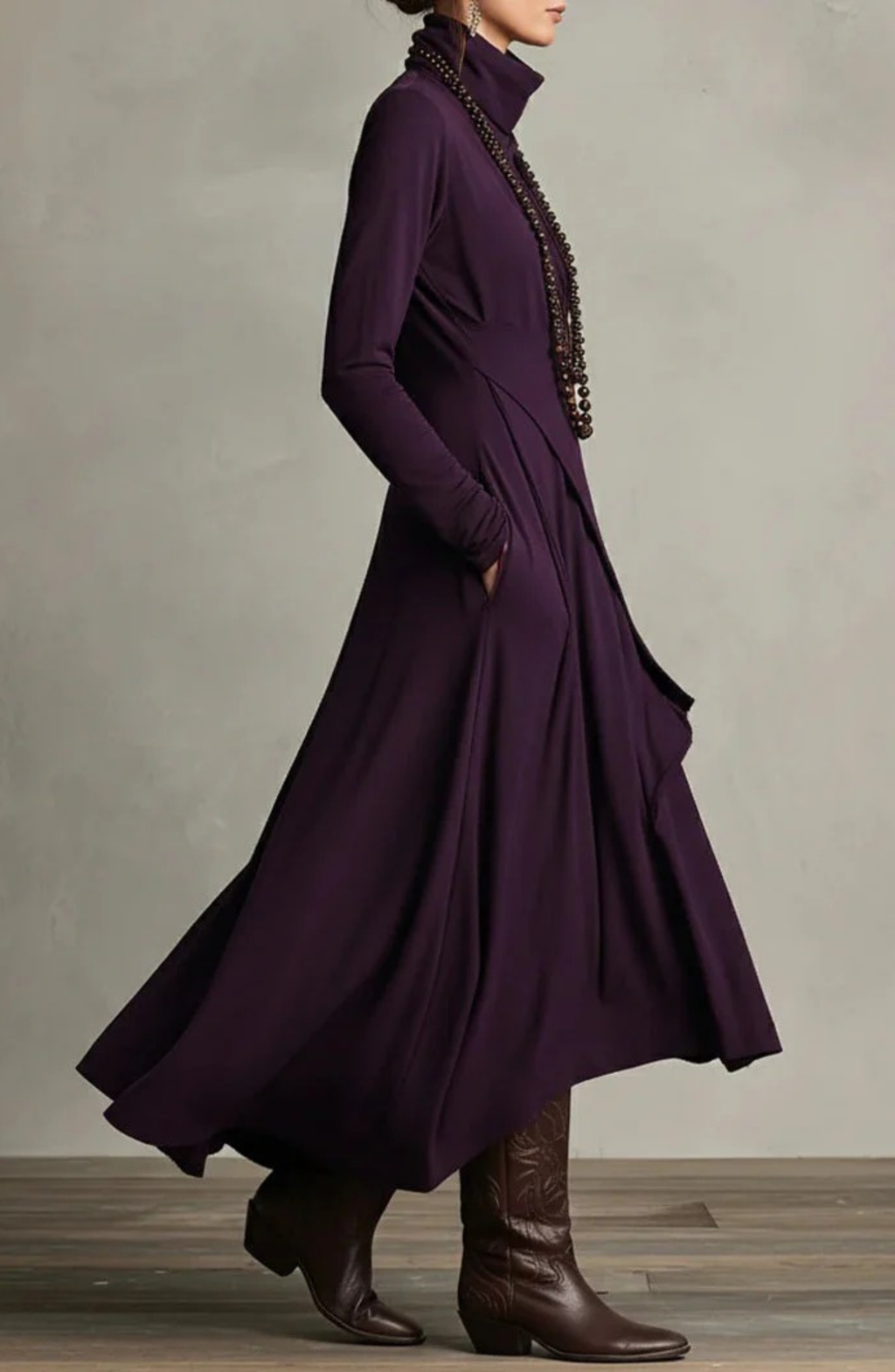The Noir Maxi Dress