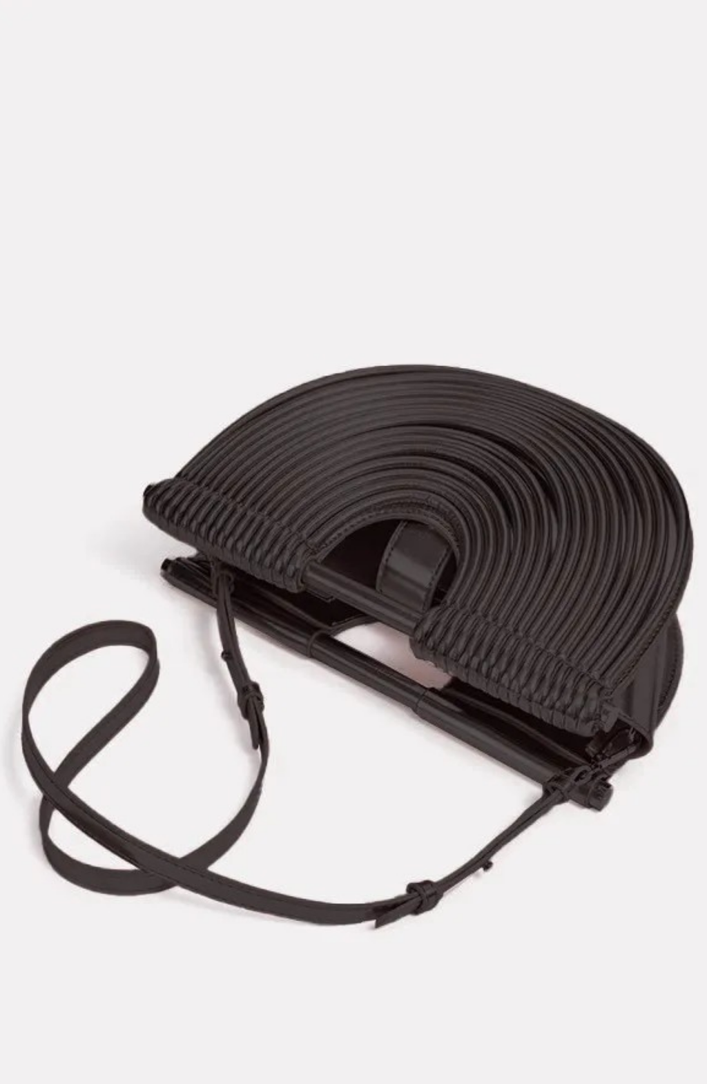 PU Semi-Circular Woven Bag