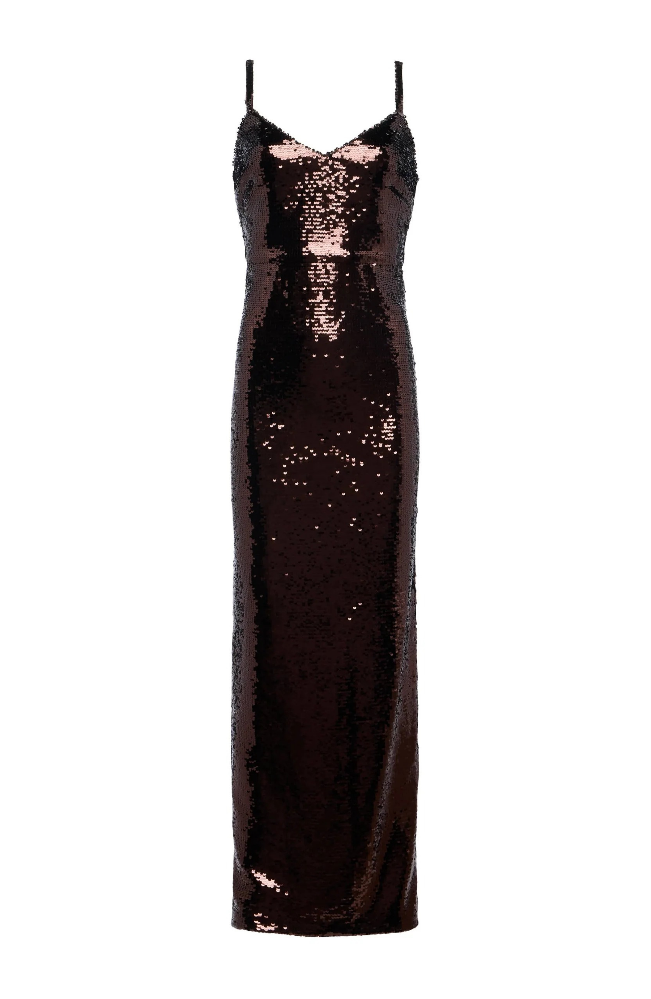 Starlit Bronze Maxi Dress