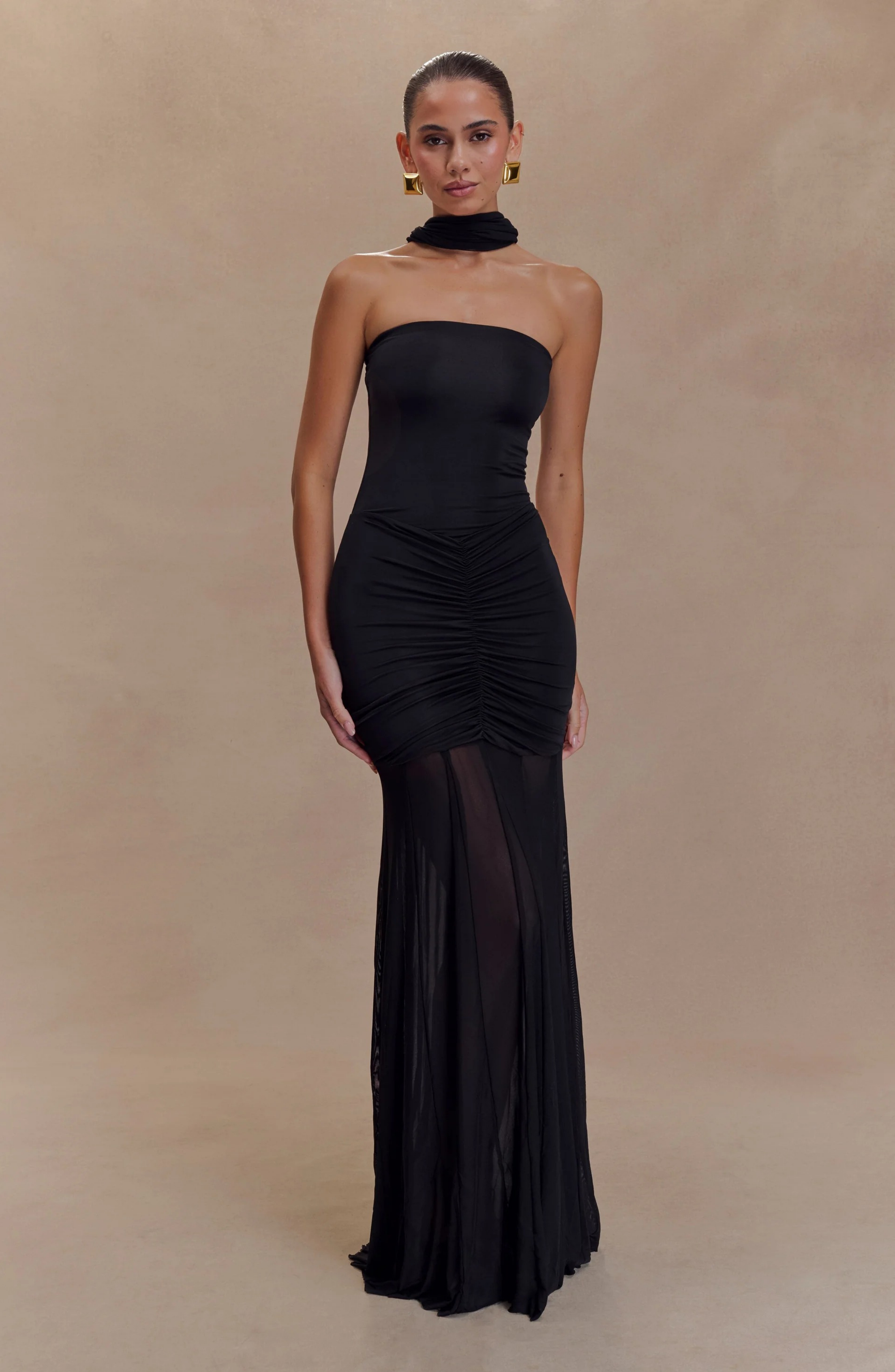 Paris Noir Gown Maxi Dress