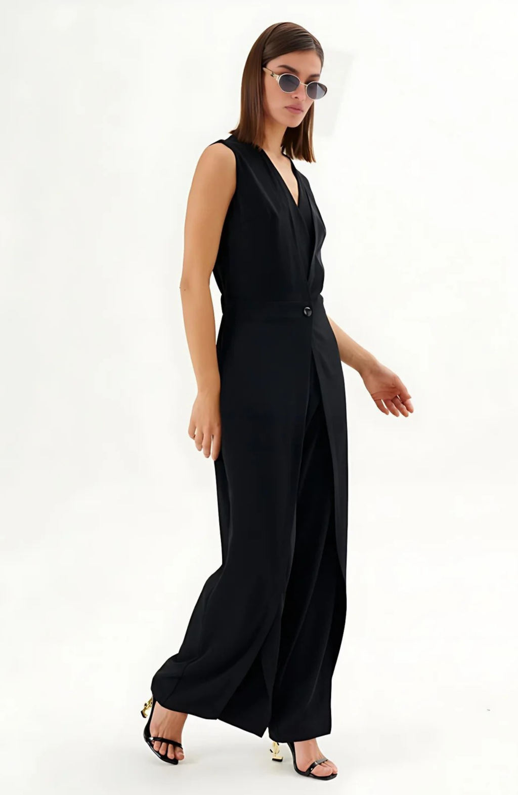 Tailored Noir Jumpsuit
