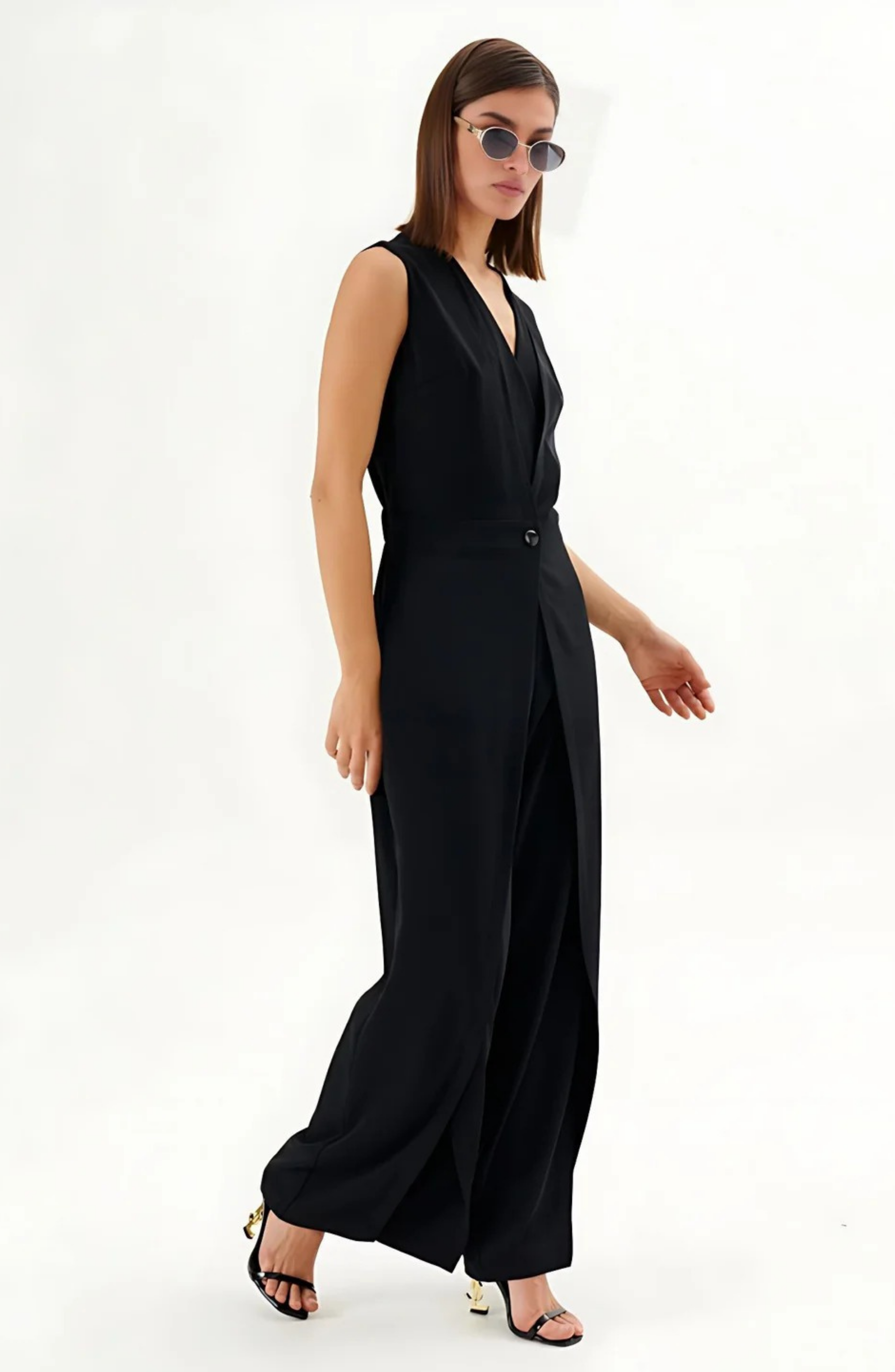 Tailored Noir Jumpsuit
