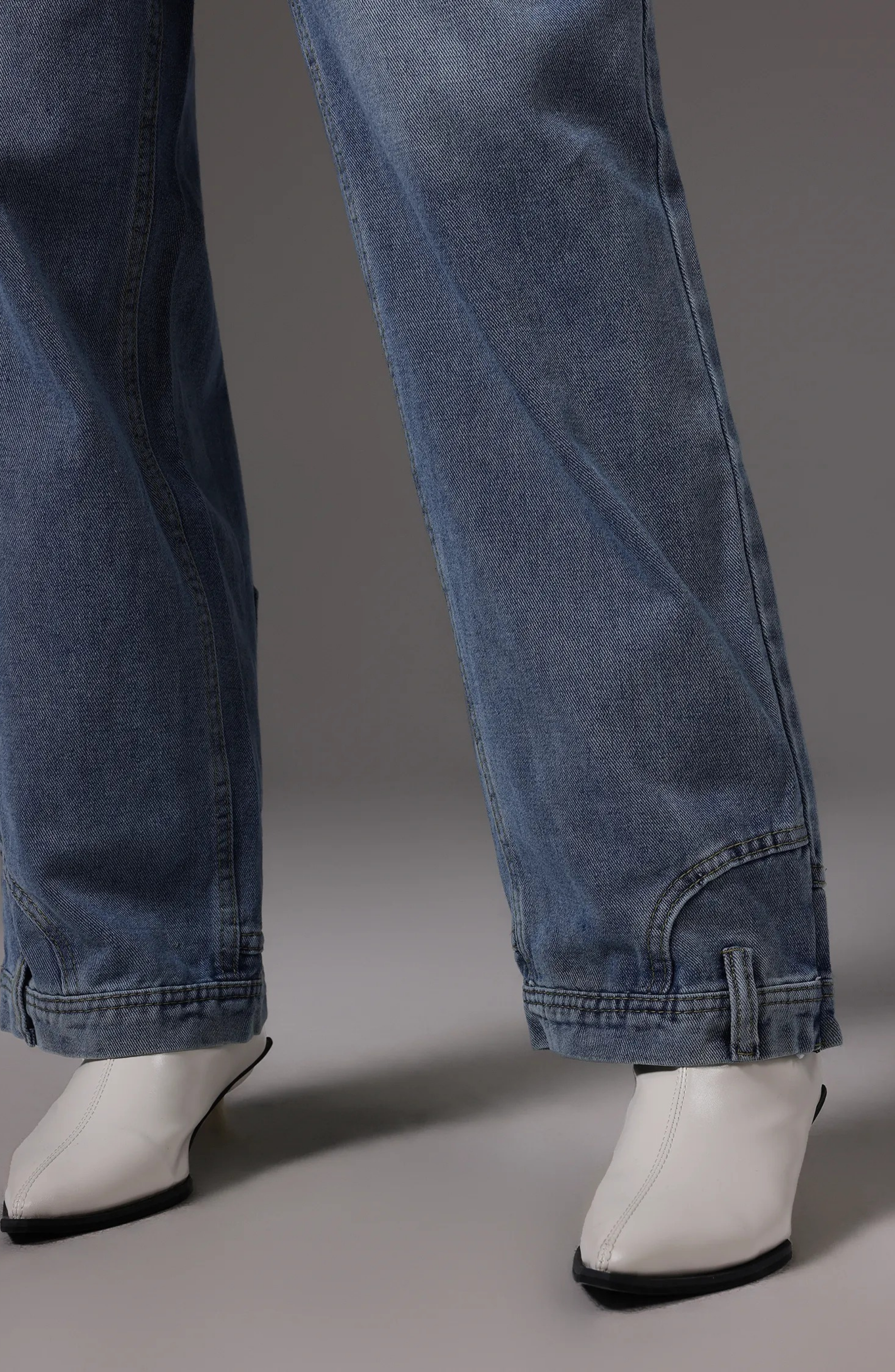 HANZEL INVERSION MAXI DENIM PANTS