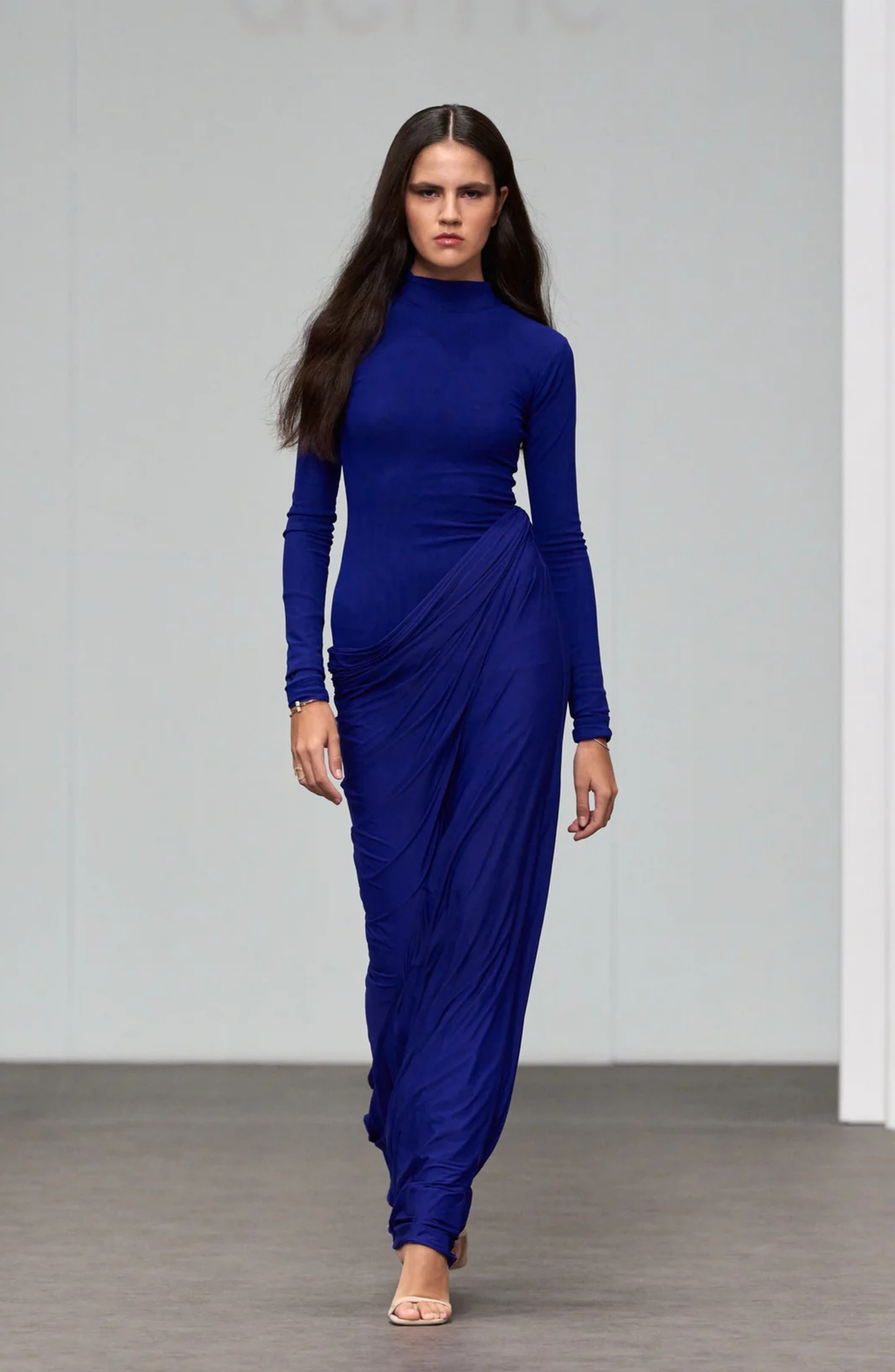 Blue Veil Maxi Dress