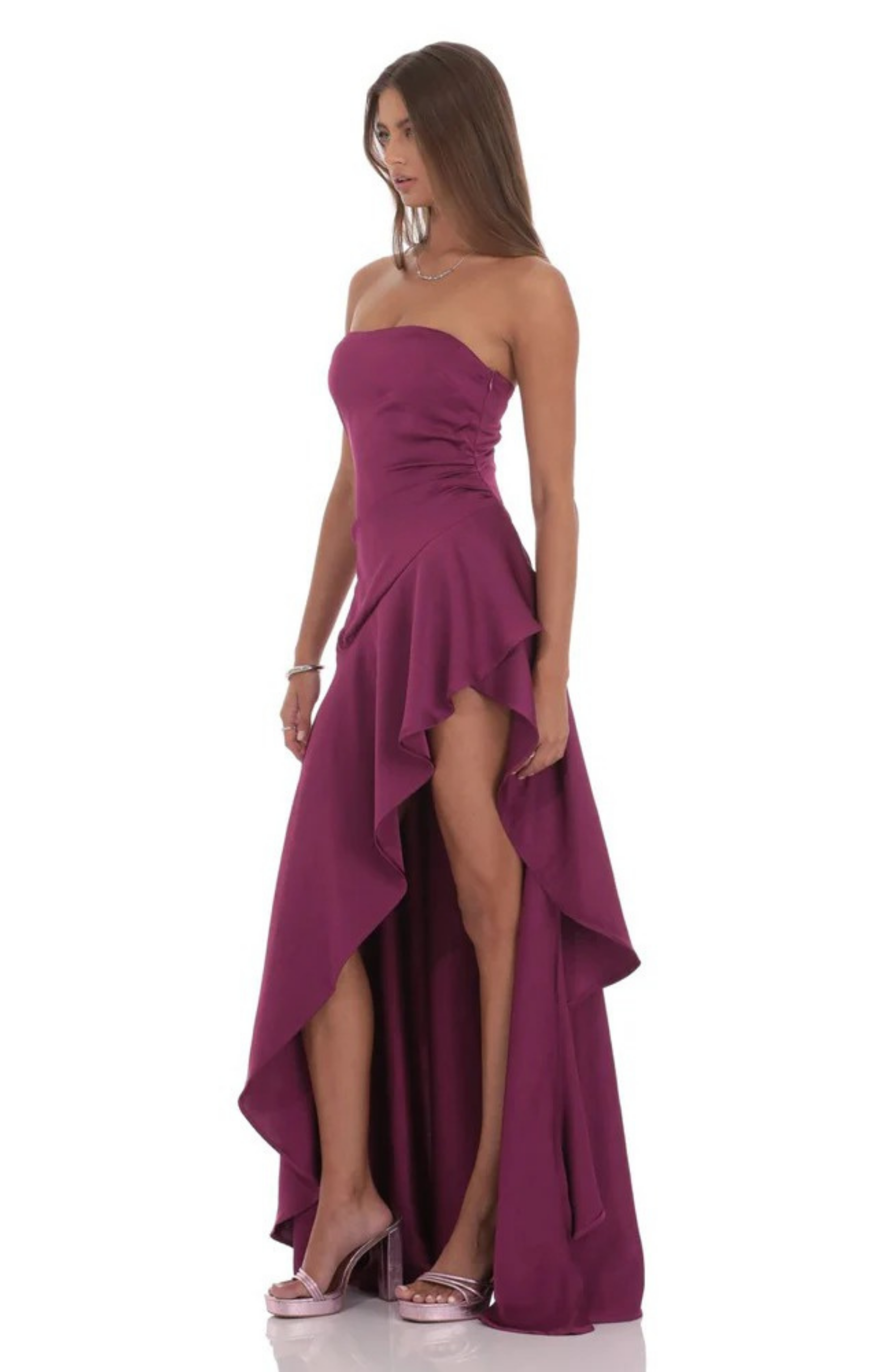 Side-Slit Elegance Maxi Dress