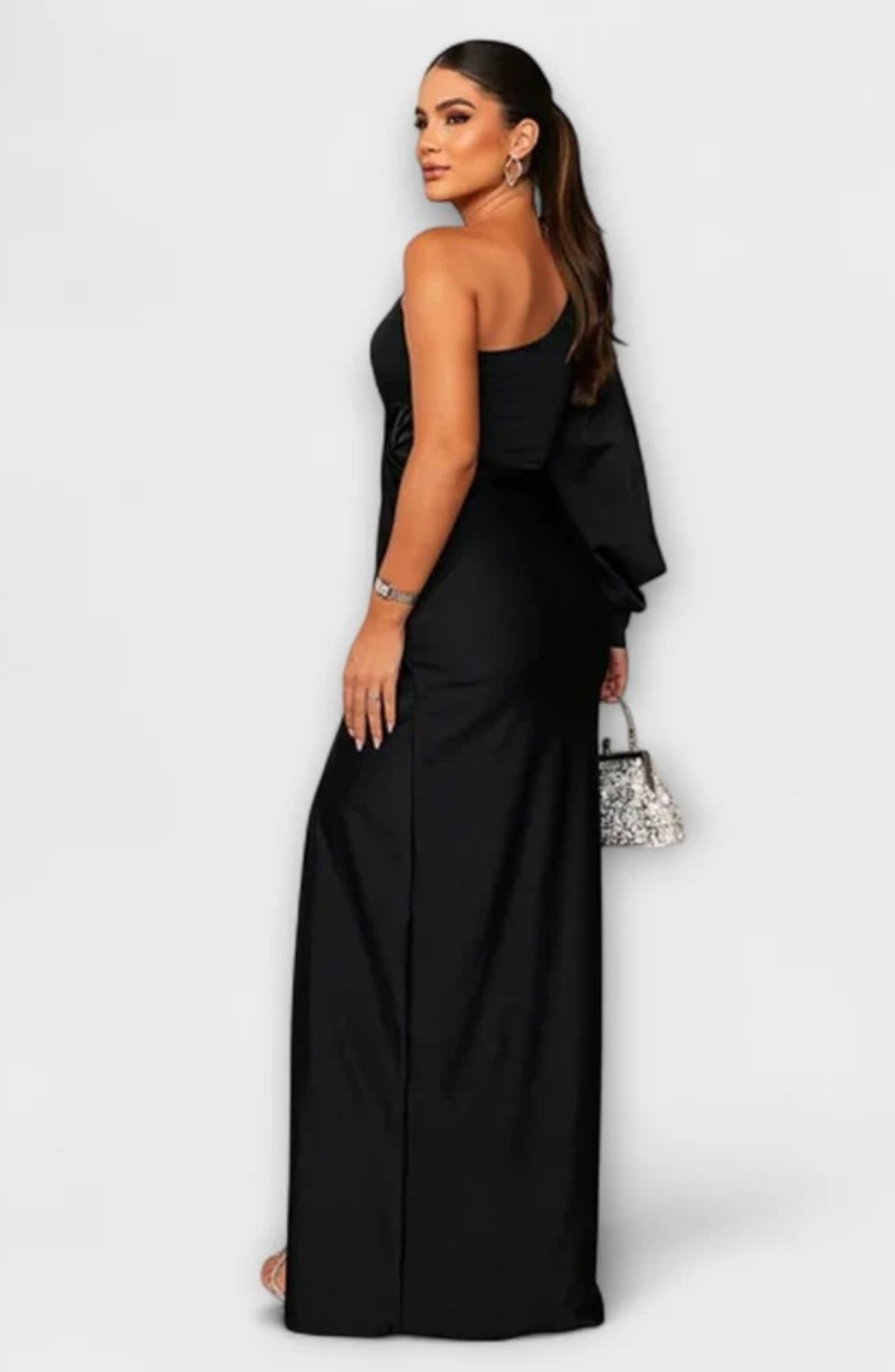 elisa maxi dress Reiss Atelier Textured Corset Detail Maxi Dress in Off White