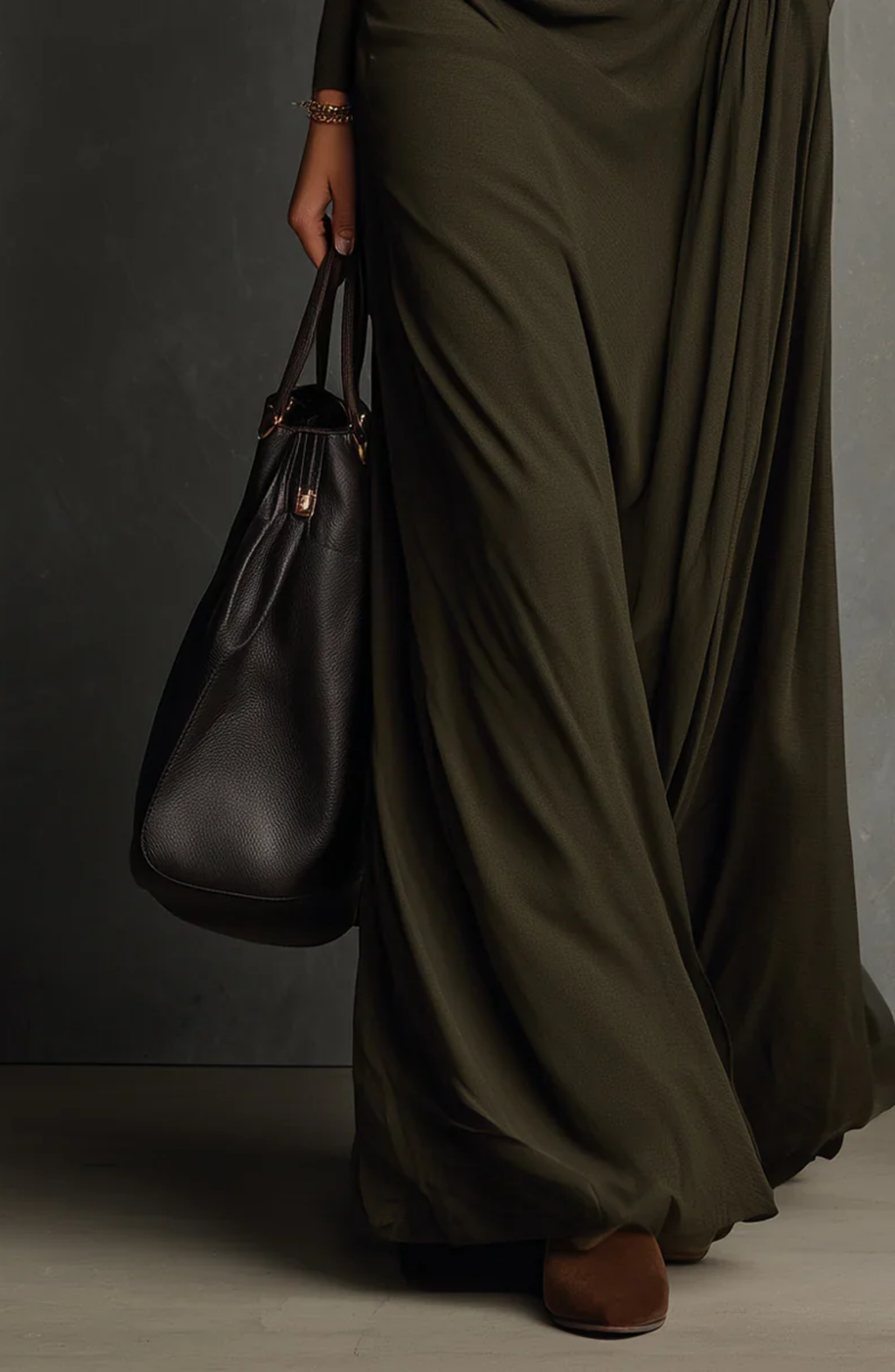 Silhouette Olive Maxi Dress