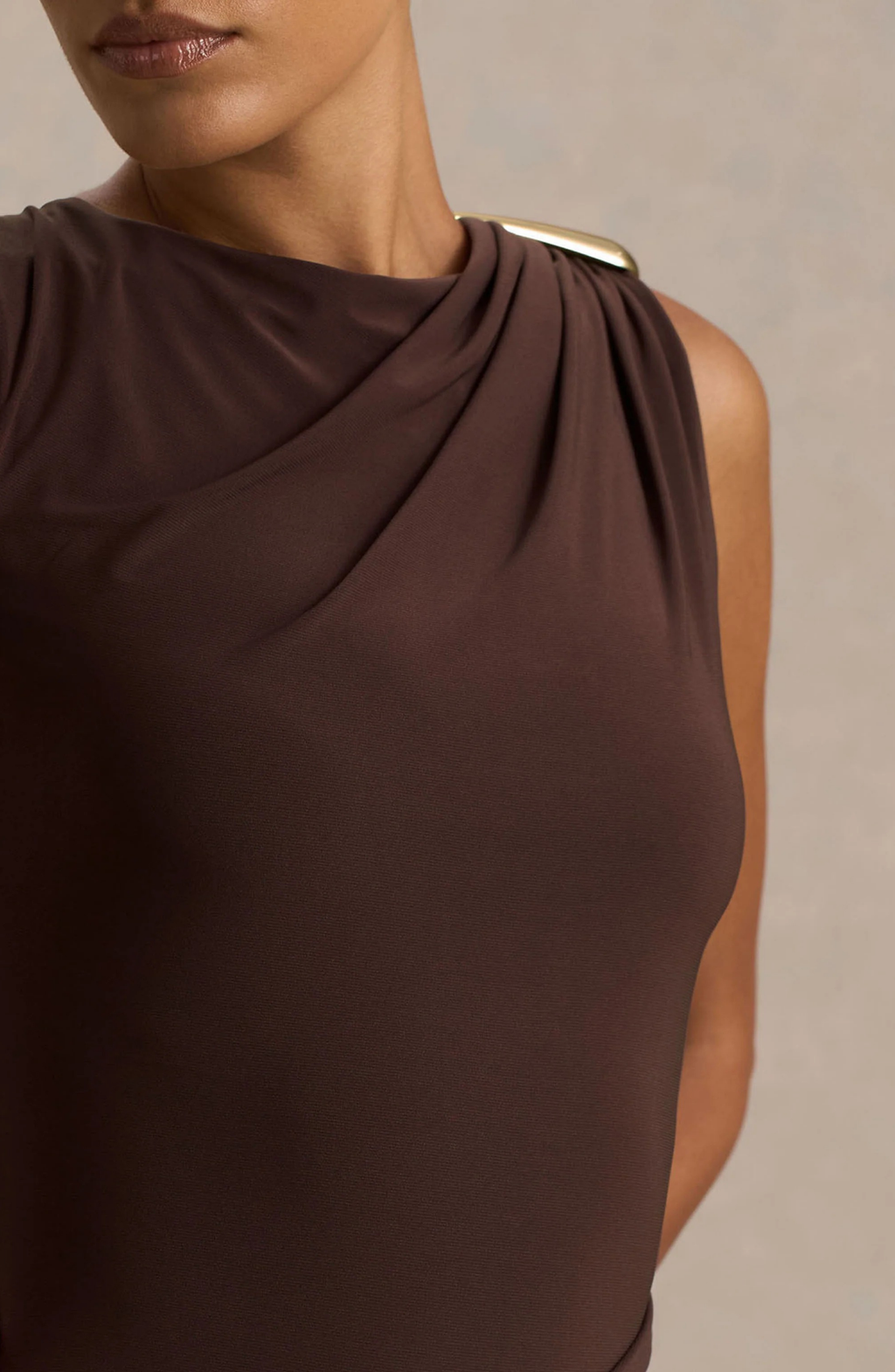 Obsidian Twist Maxi Dress