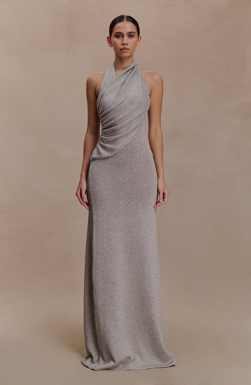 Champagne Mirage Maxi Dress