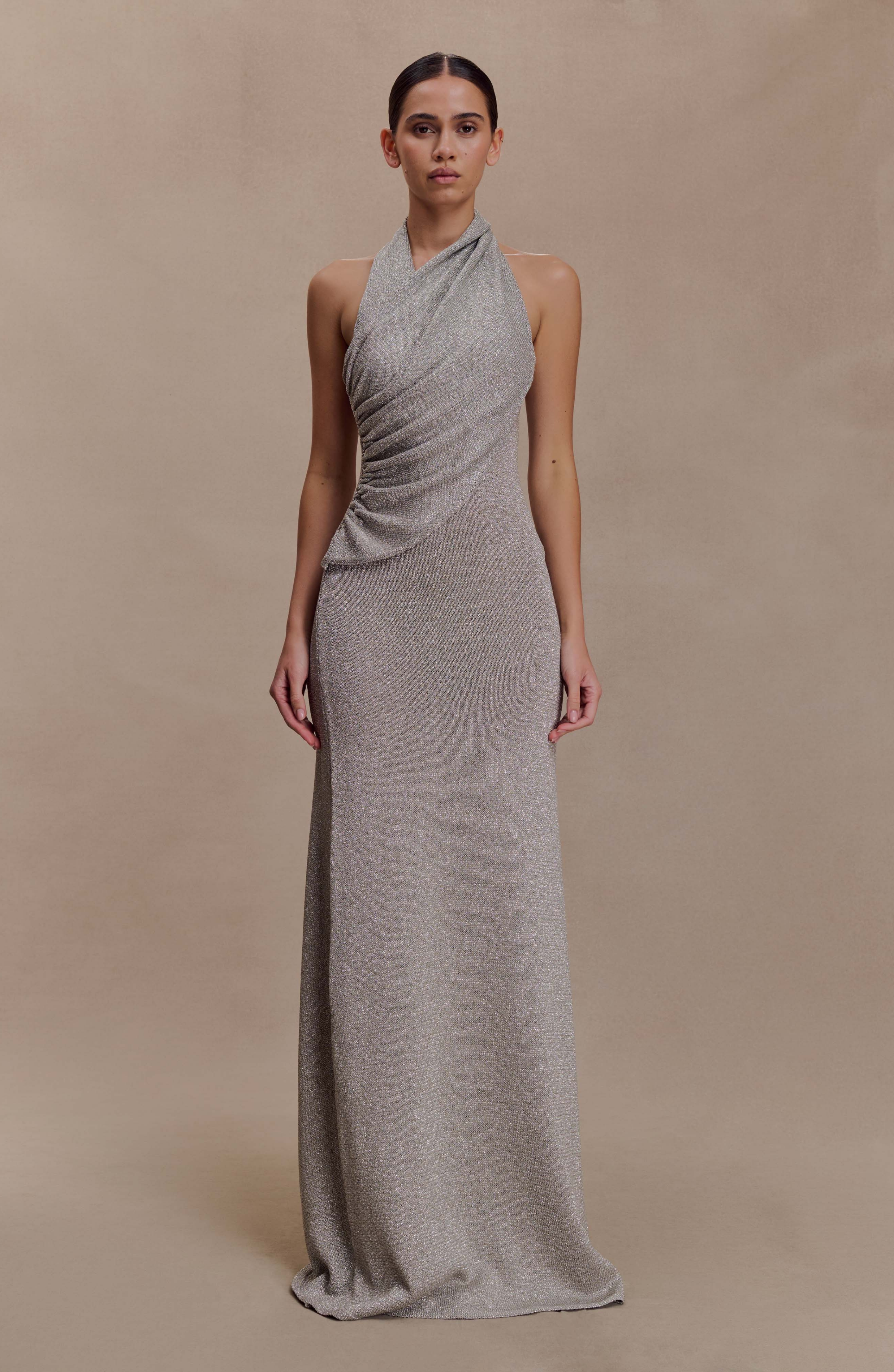 Champagne Mirage Maxi Dress
