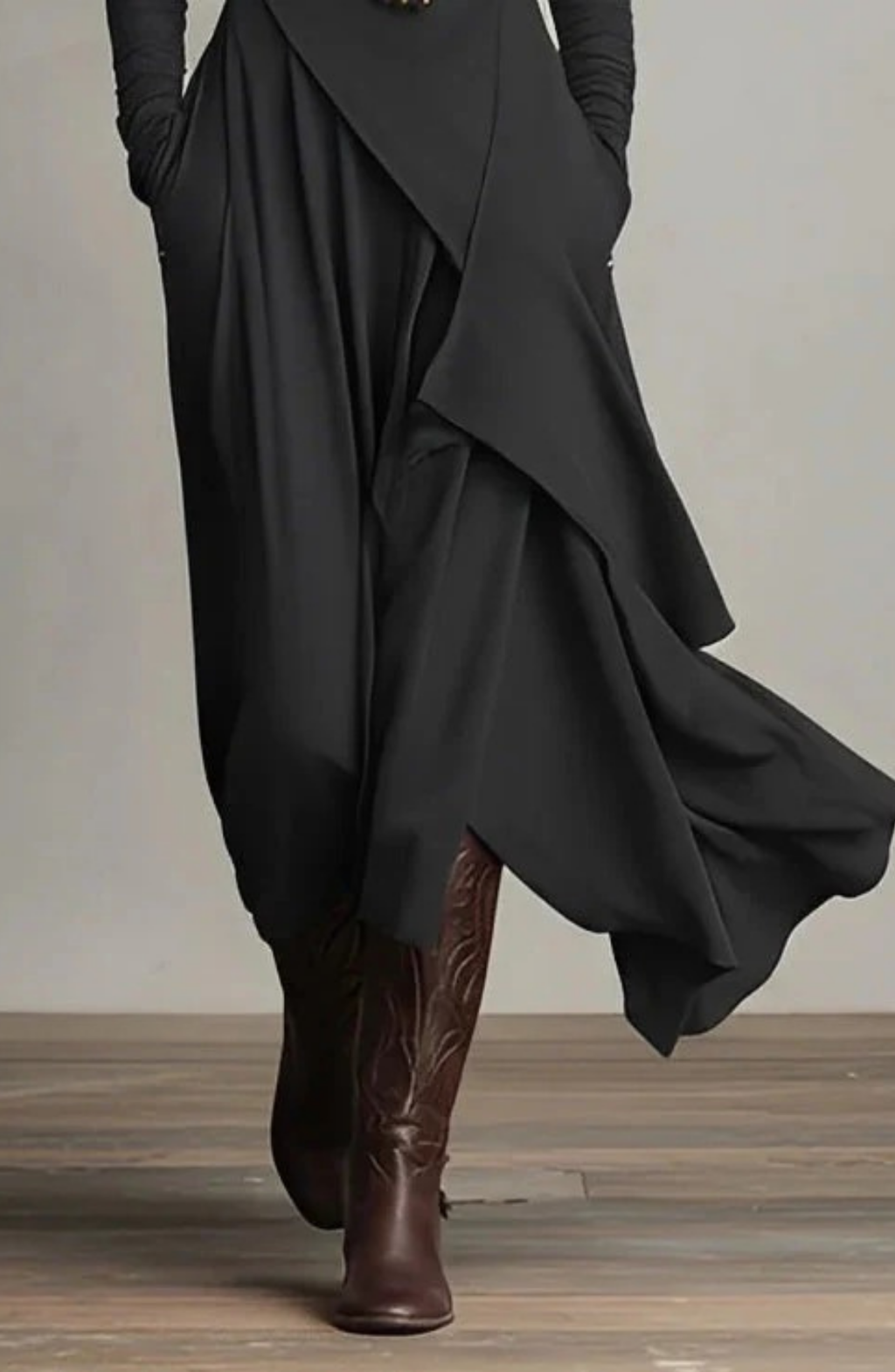 The Noir Maxi Dress