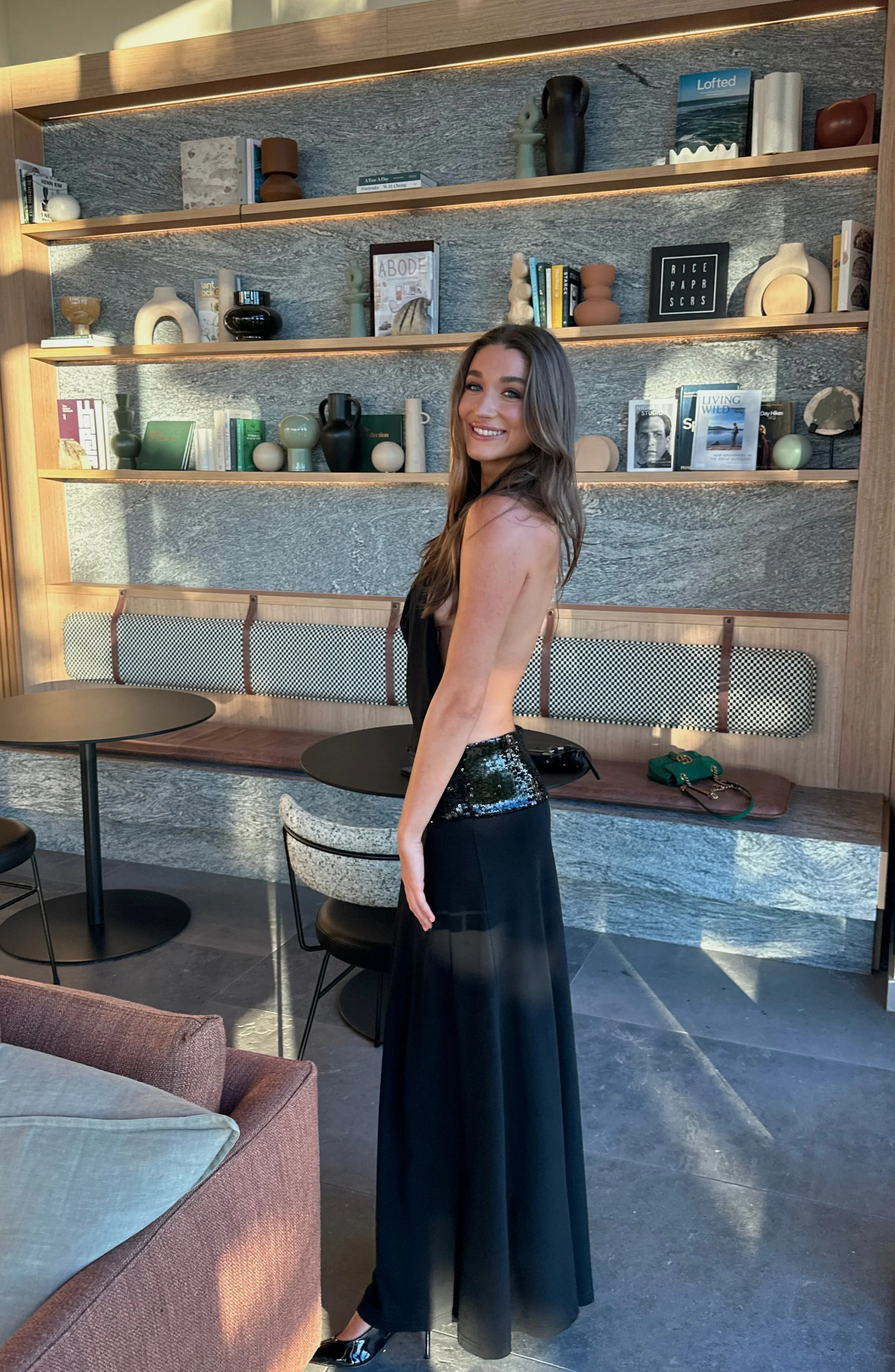 Midnight Whisper Maxi Dress