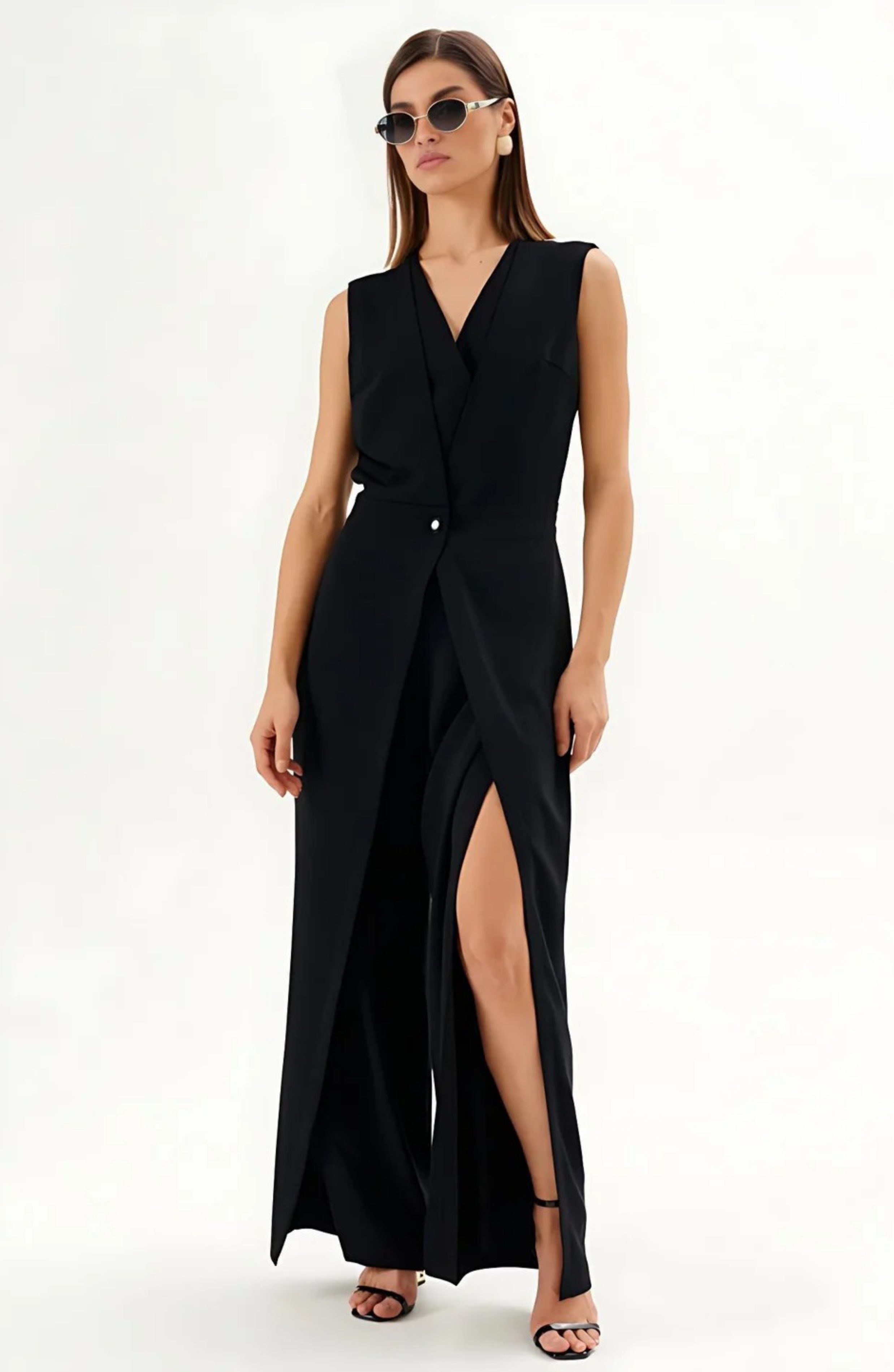 Tailored Noir Jumpsuit