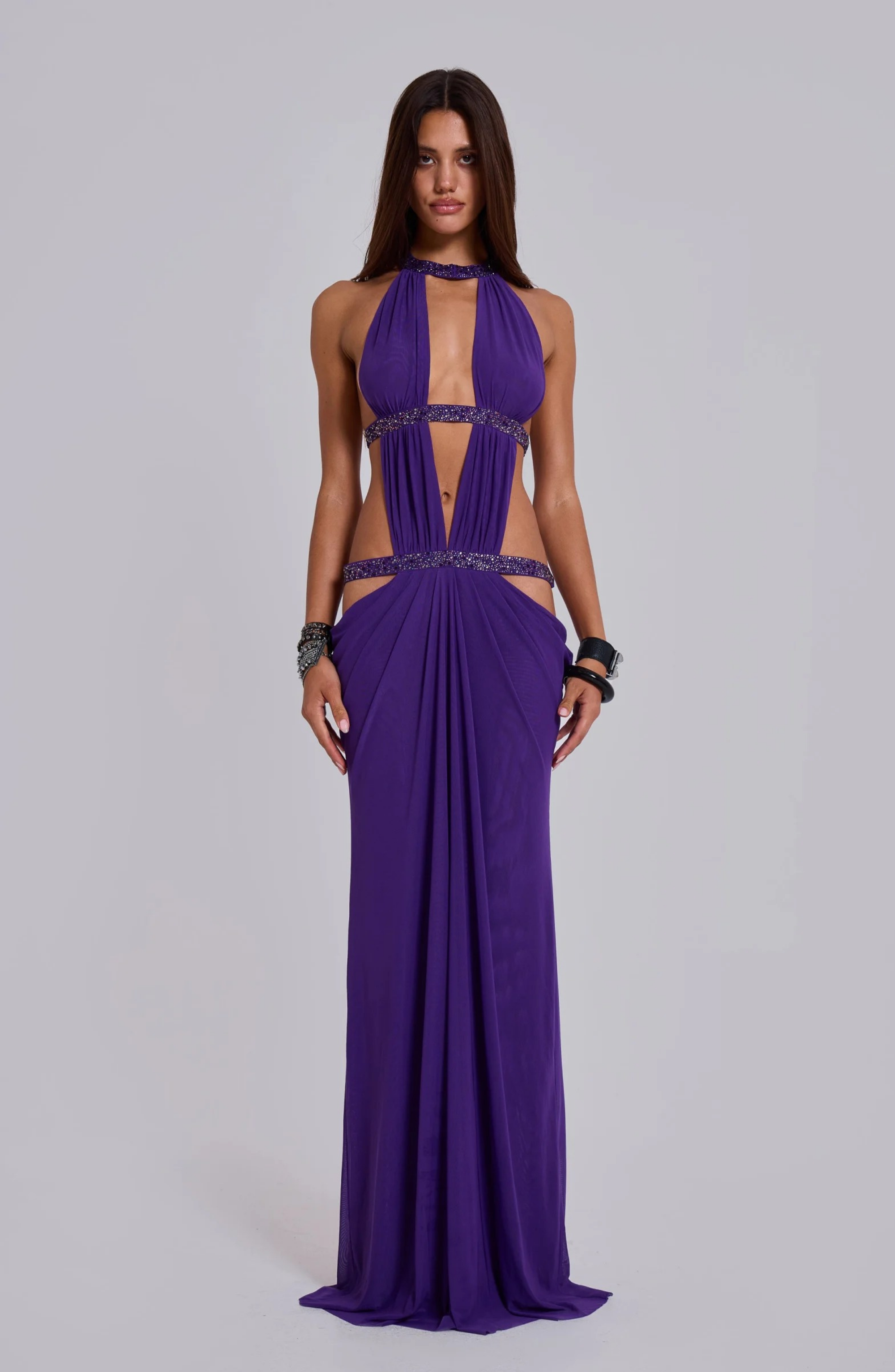 Eden Cut Goddess Maxi Dress