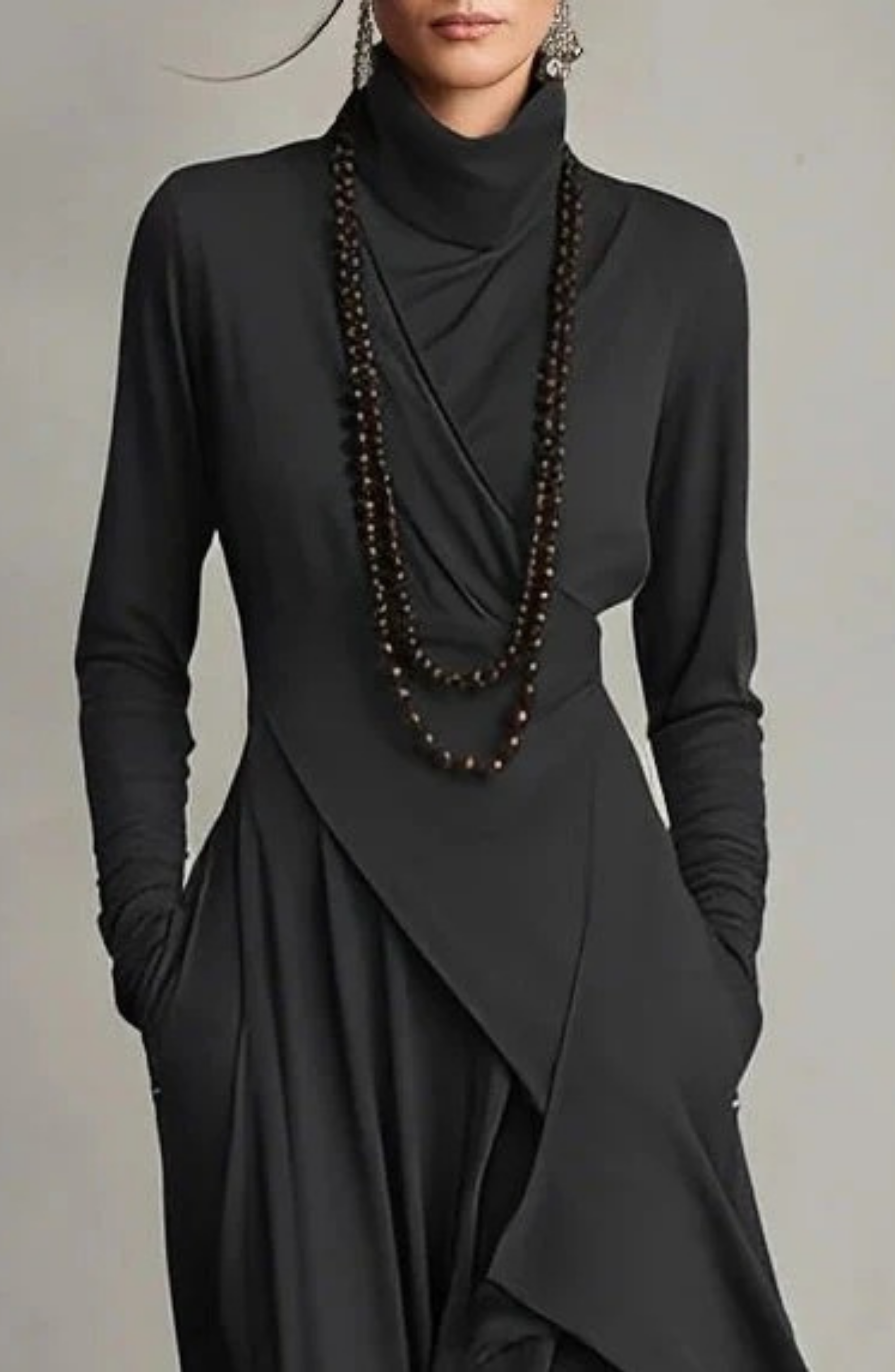 The Noir Maxi Dress
